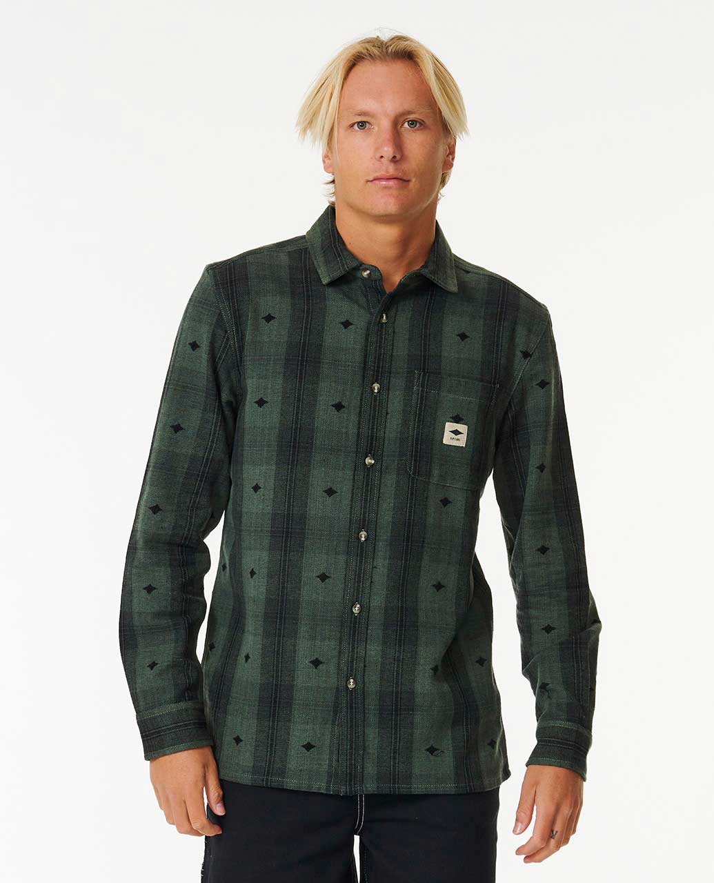 Quality Surf Products Flannel | Washed Green - Rip Curl - Beechworth Emporium