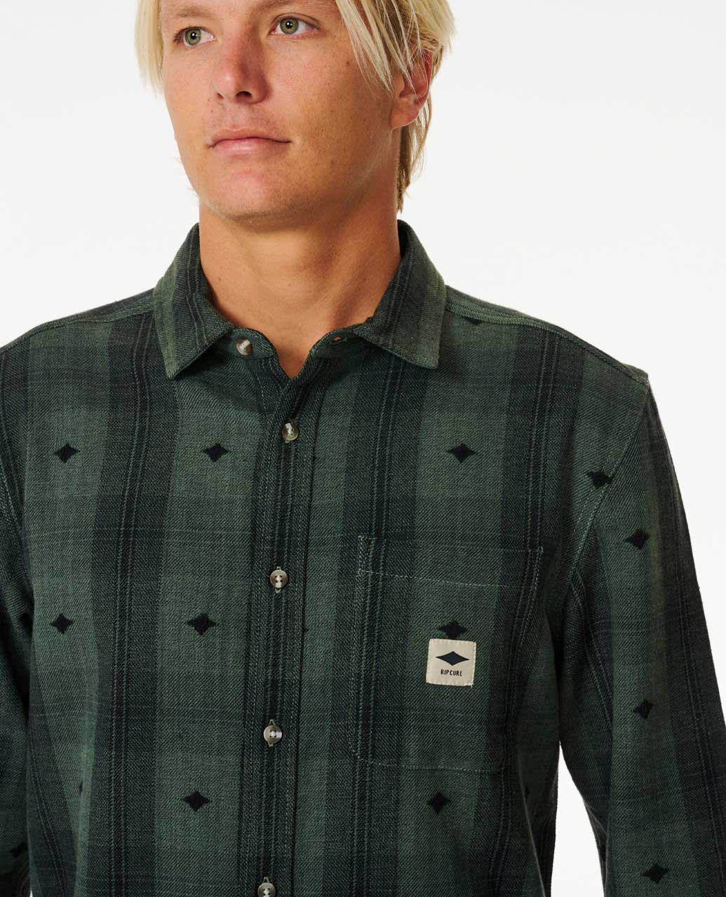 Quality Surf Products Flannel | Washed Green - Rip Curl - Beechworth Emporium
