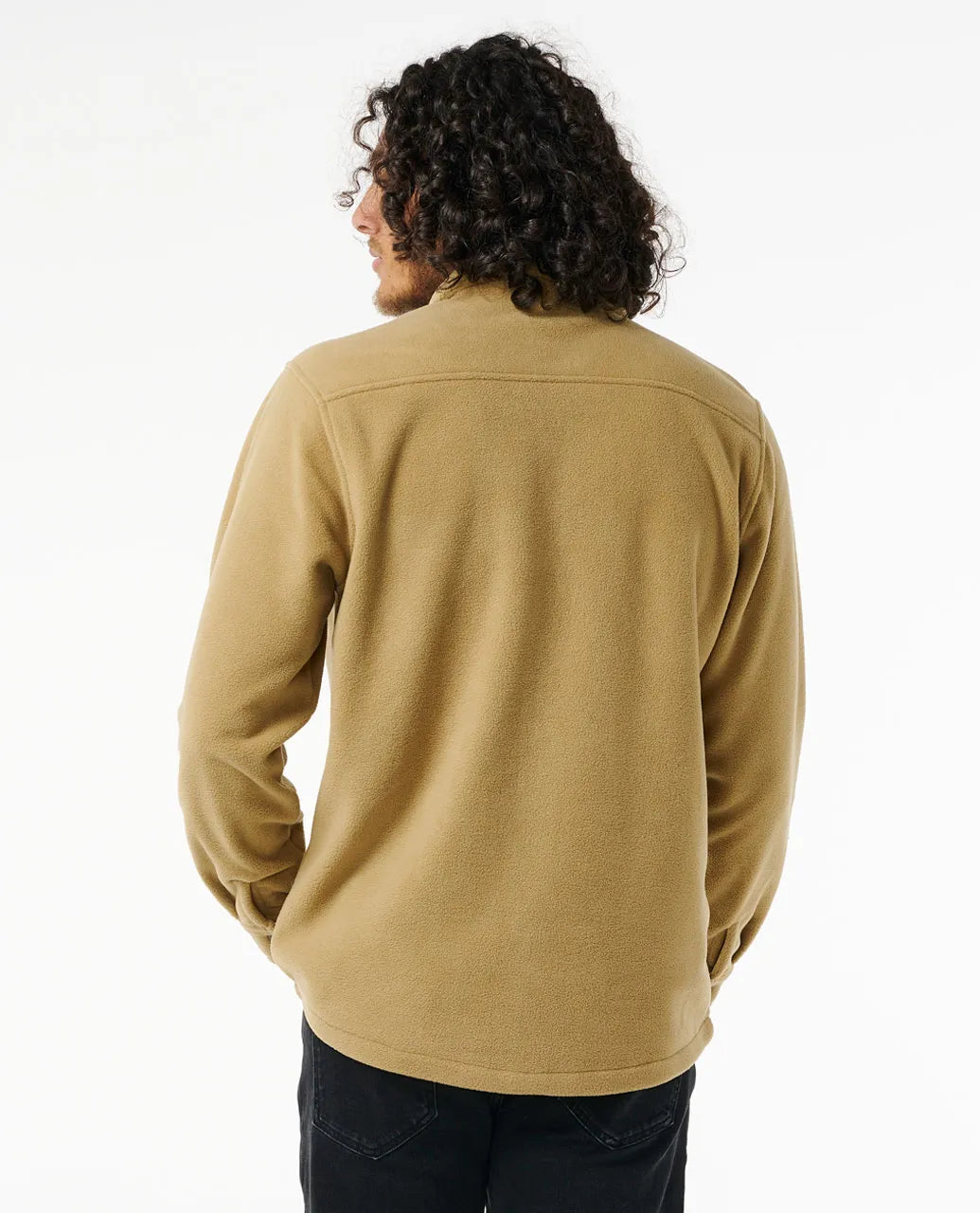 Party Pack Polar Fleece Shirt | Dark Khaki - Rip Curl - Beechworth Emporium