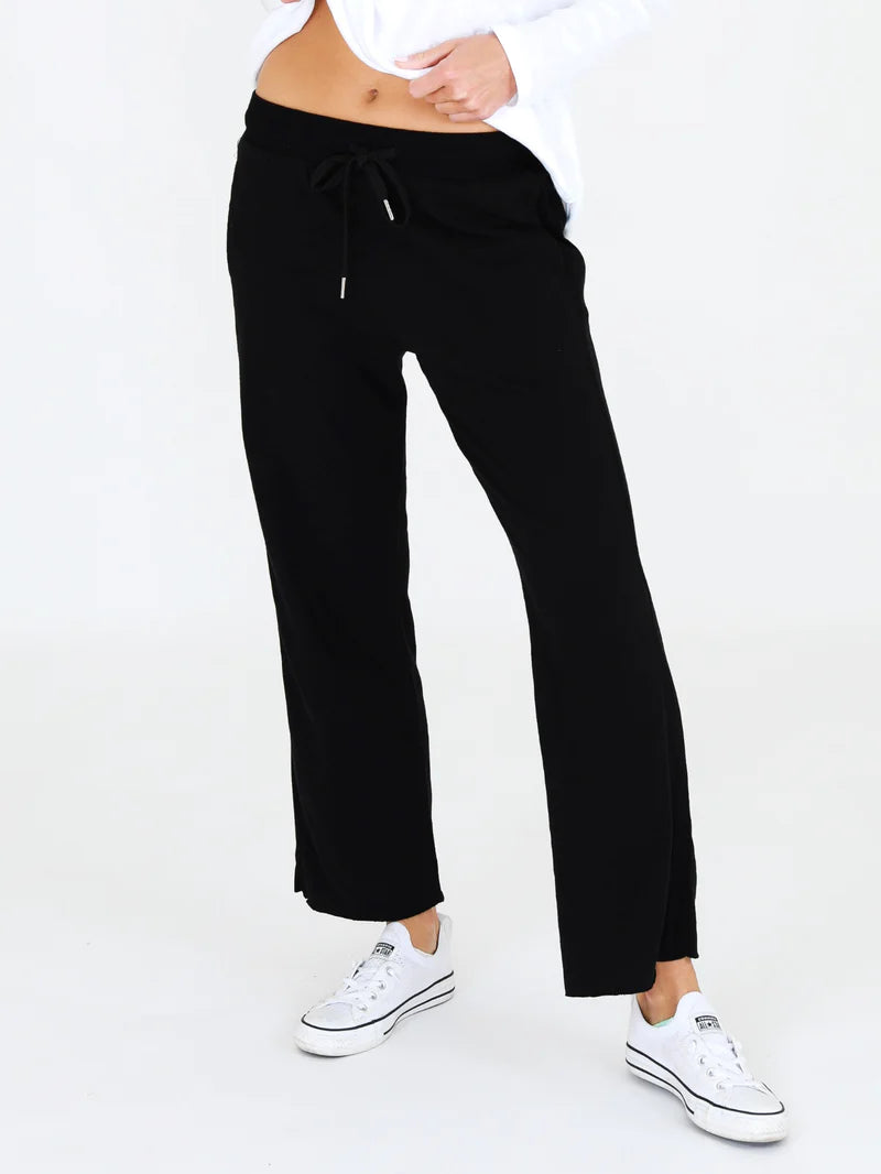 Venus Wide Leg Joggers with Rib Panel