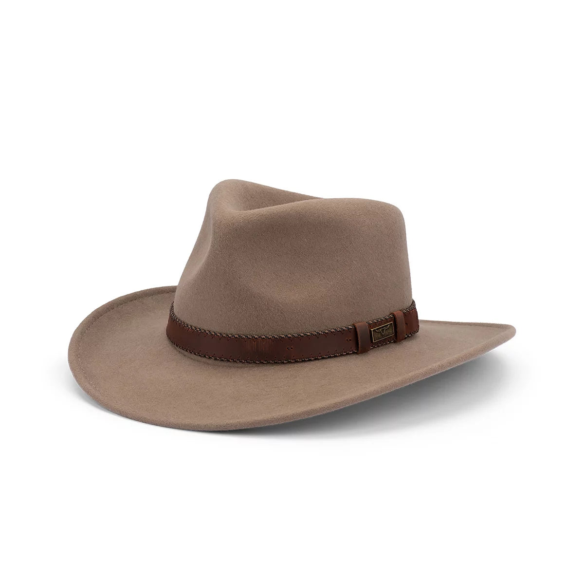 Buck Flinders Wool Felt Outback Hat | Tan
