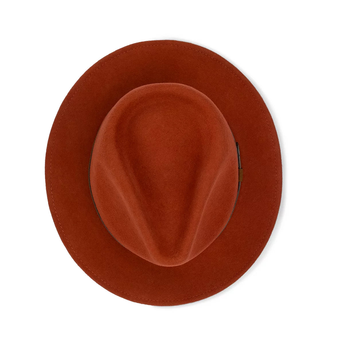 Nolan Australian Wool Felt Fedora | Ginger -  - Beechworth Emporium