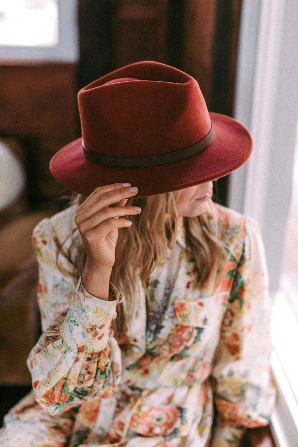 Nolan Australian Wool Felt Fedora | Ginger -  - Beechworth Emporium