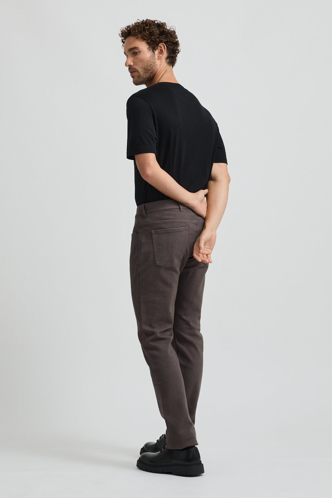 Regular Straight Leg MERINO-DENIM™ Jean | Mushroom - Toorallie - Beechworth Emporium