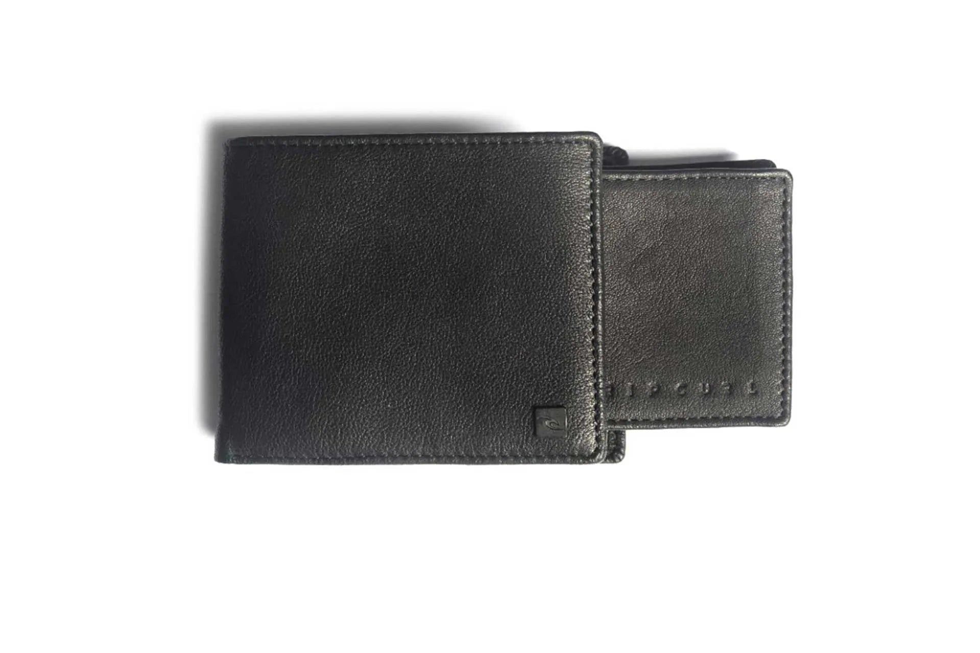 K-Roo RFID 2 in 1 Leather Wallet | Black - Rip Curl - Beechworth Emporium