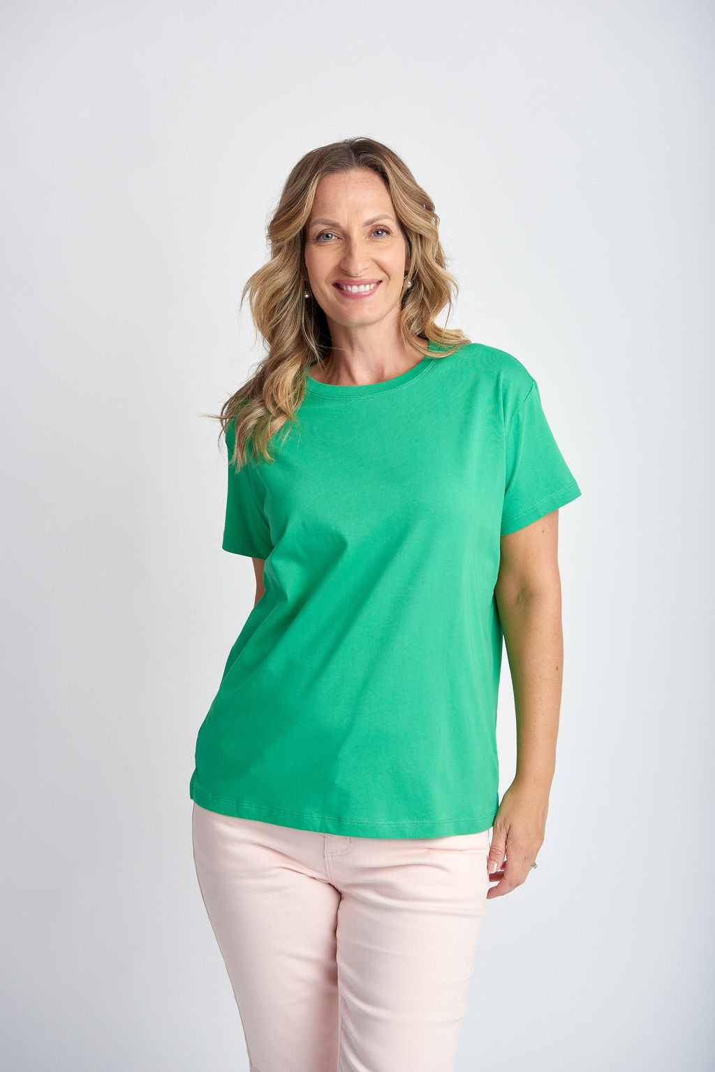Basic Crew Neck Tee | Kelly Green -  - Beechworth Emporium