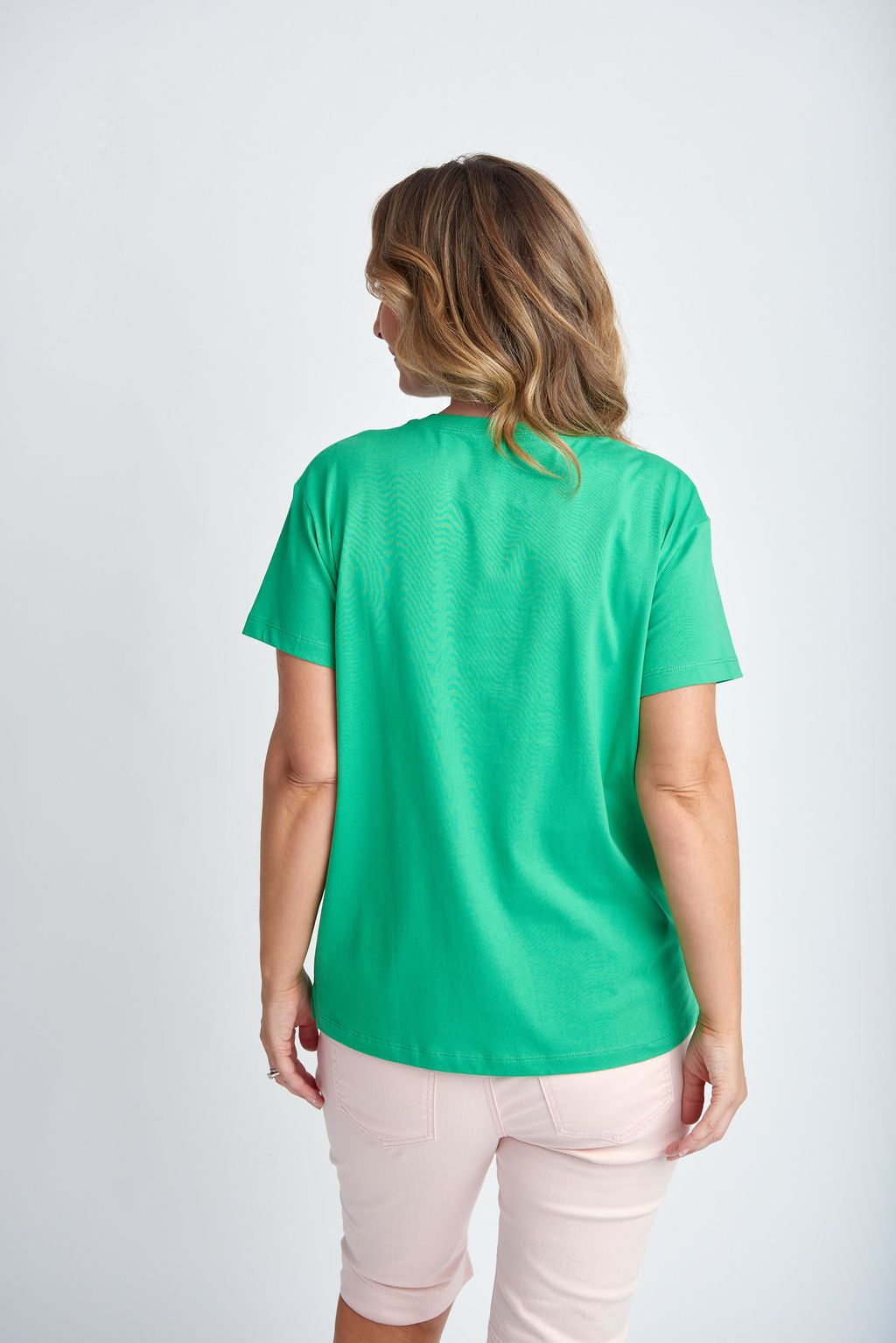 Basic Crew Neck Tee | Kelly Green -  - Beechworth Emporium