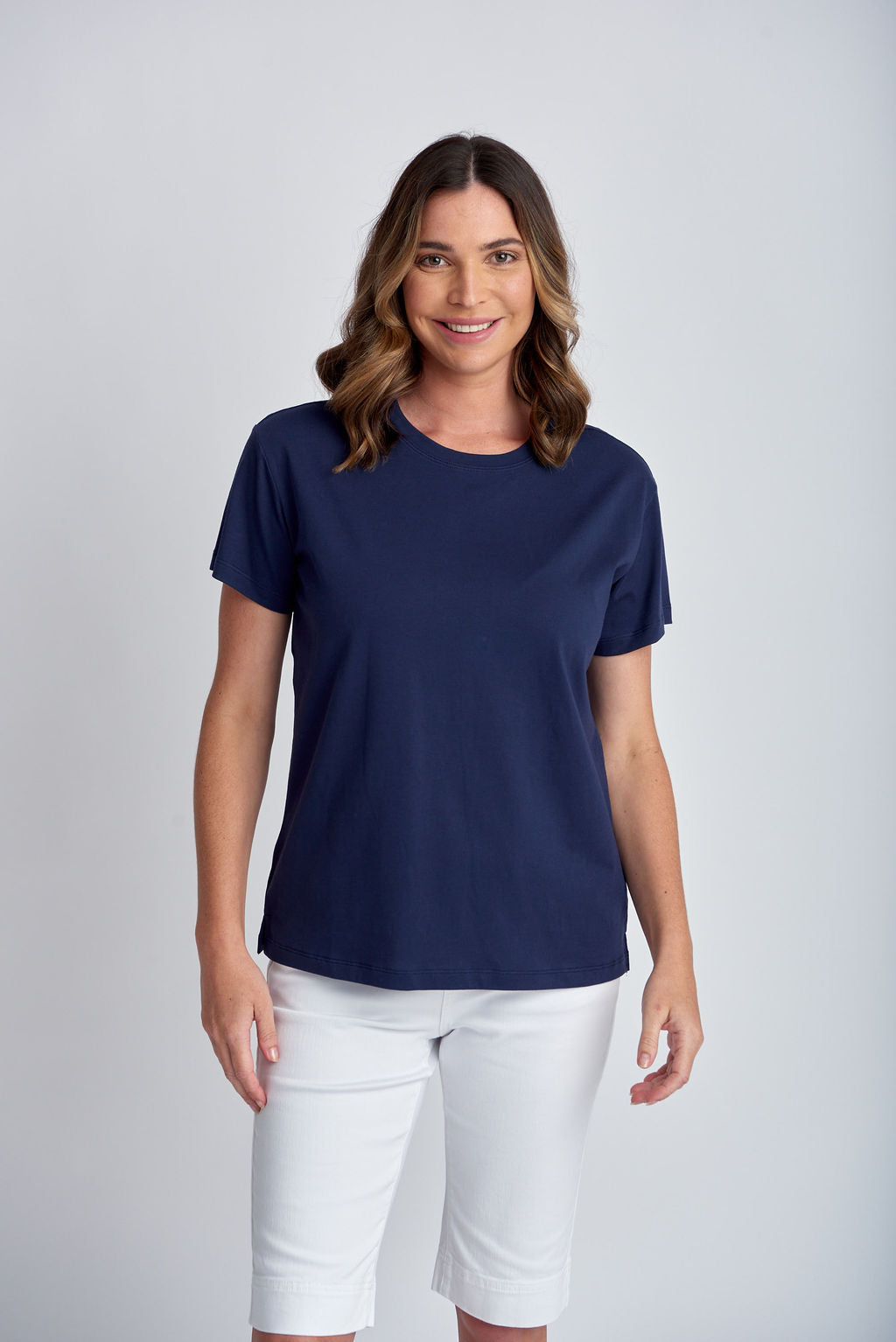 Basic Crew Neck Tee | Navy -  - Beechworth Emporium