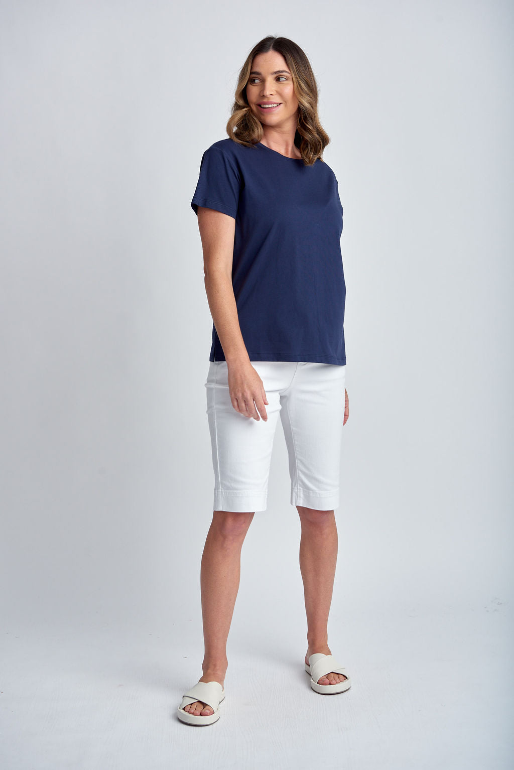 Basic Crew Neck Tee | Navy -  - Beechworth Emporium