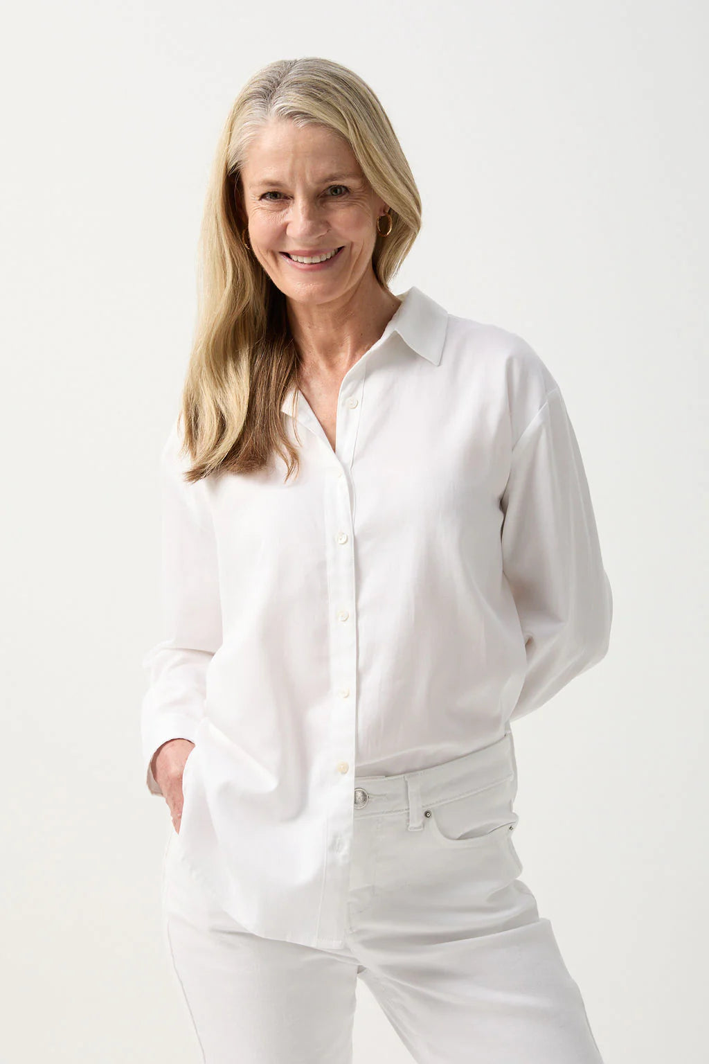 Cotton Poplin Oversized Basic Shirt -  - Beechworth Emporium