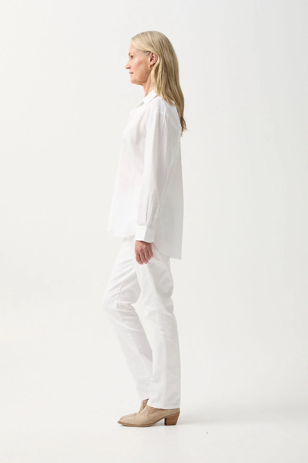 Cotton Poplin Oversized Basic Shirt - - Beechworth Emporium