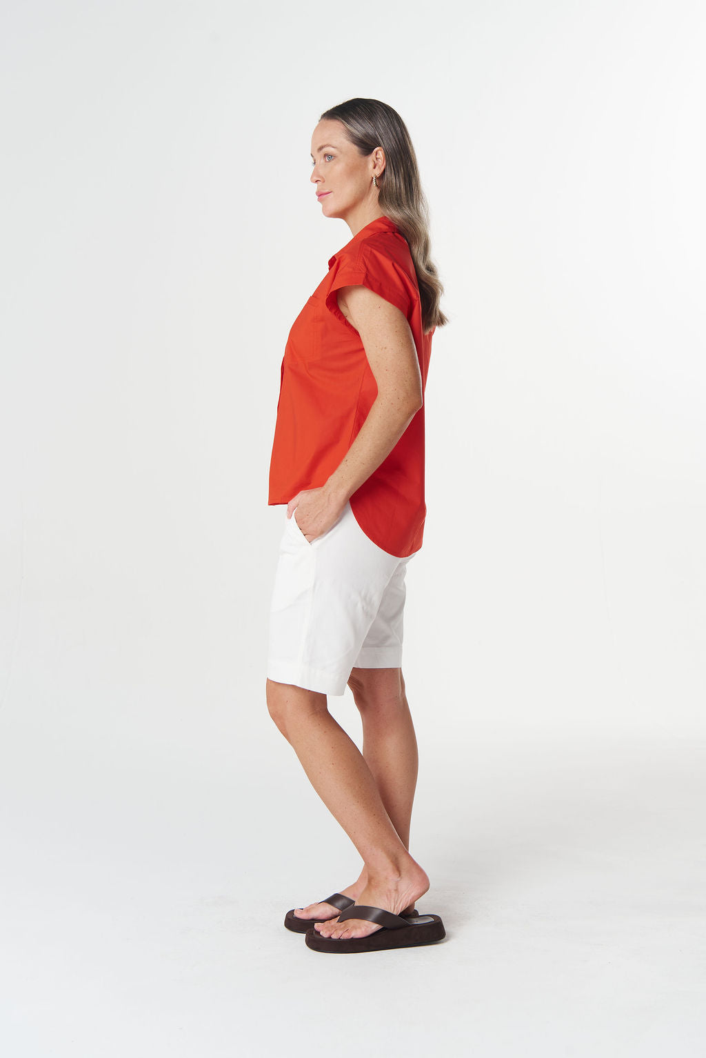 Rust Pocket Shirt | Garnet