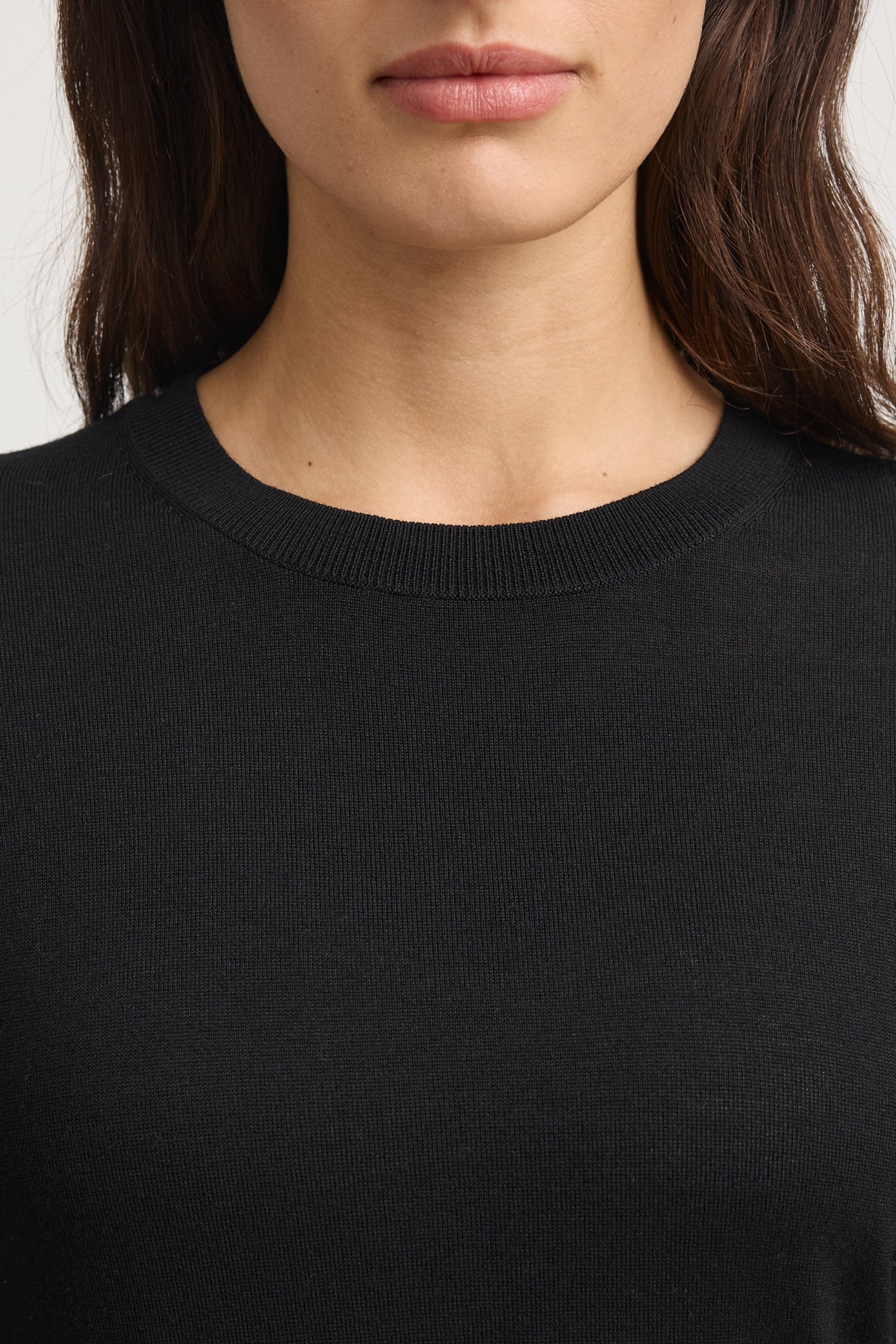 Fine Merino Crew | Black -  - Beechworth Emporium