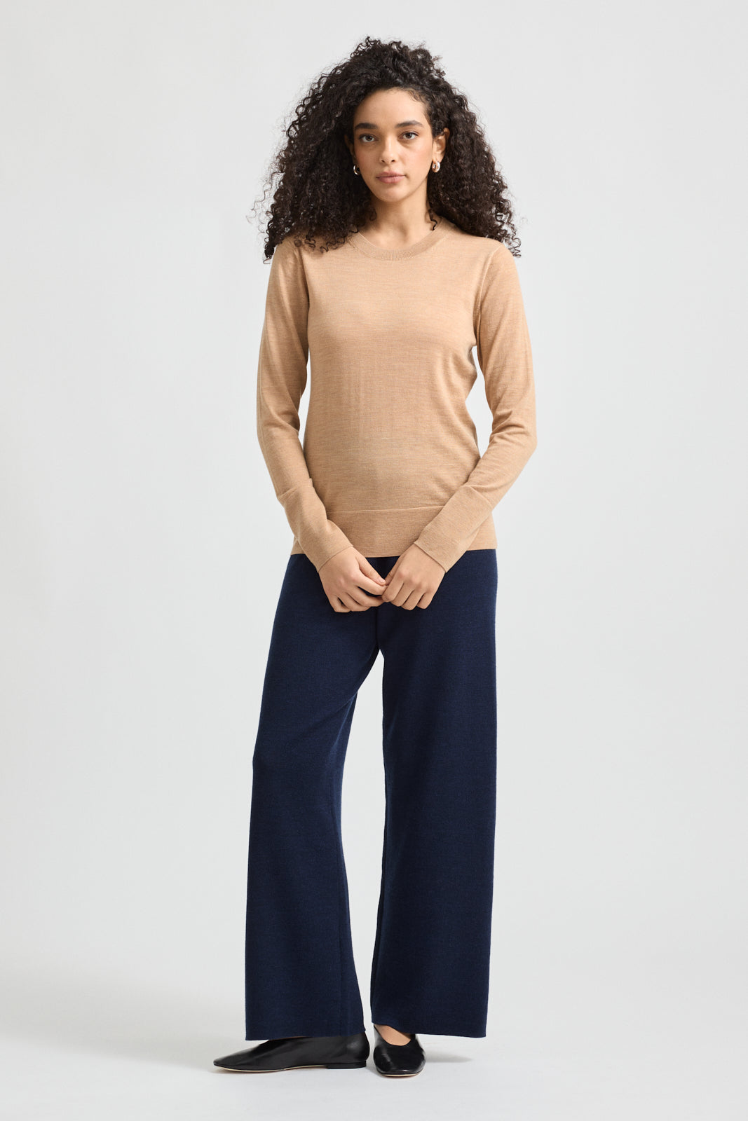 Fine Merino Crew | Cashew -  - Beechworth Emporium