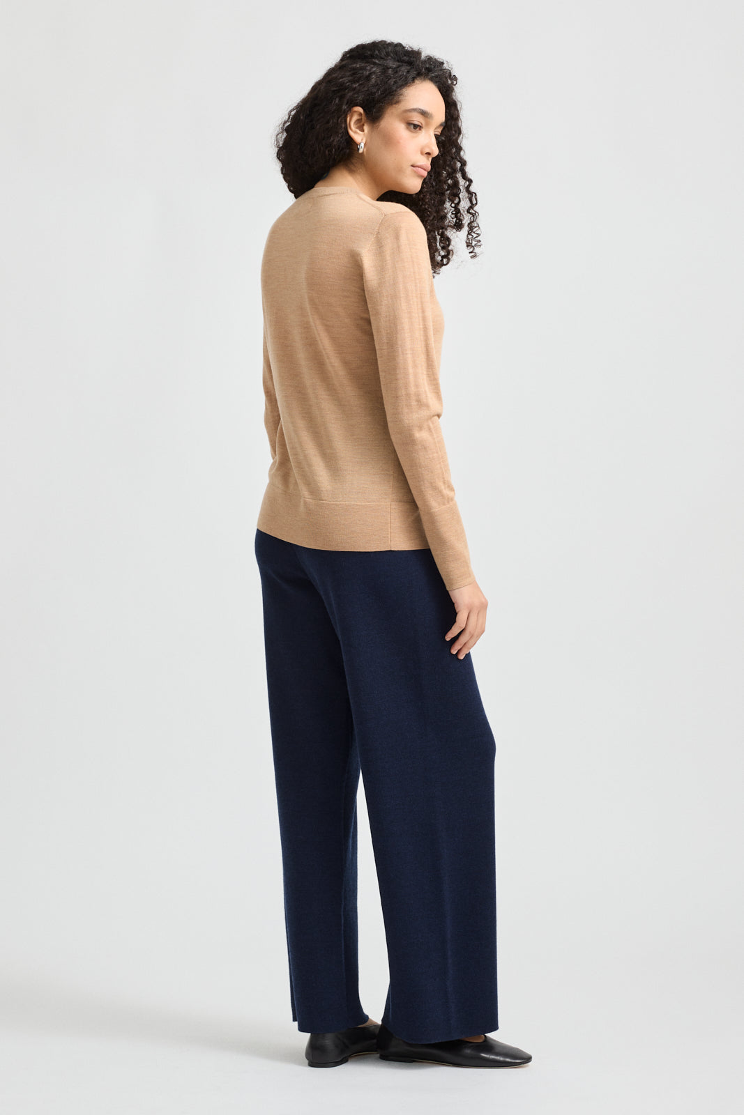 Fine Merino Crew | Cashew -  - Beechworth Emporium