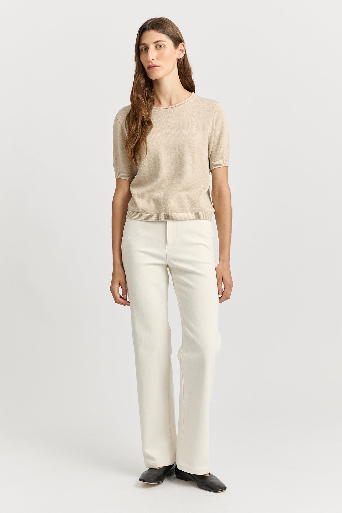 Short Sleeve Knit | Jute