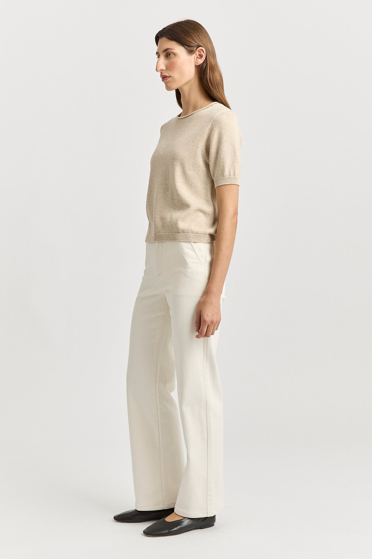 Short Sleeve Knit | Jute