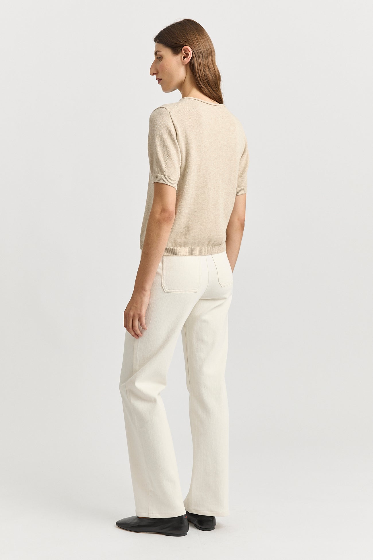Short Sleeve Knit | Jute