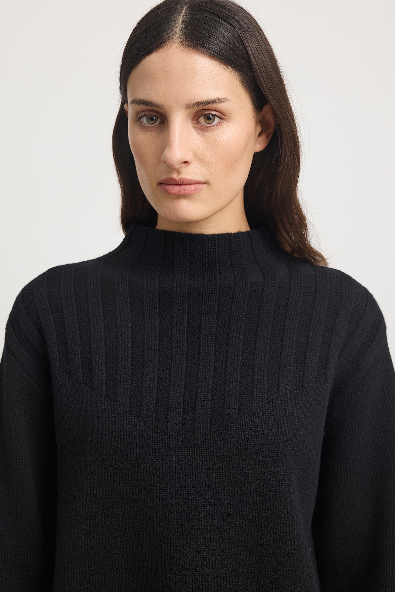 Wide Rib Mock Neck -  - Beechworth Emporium