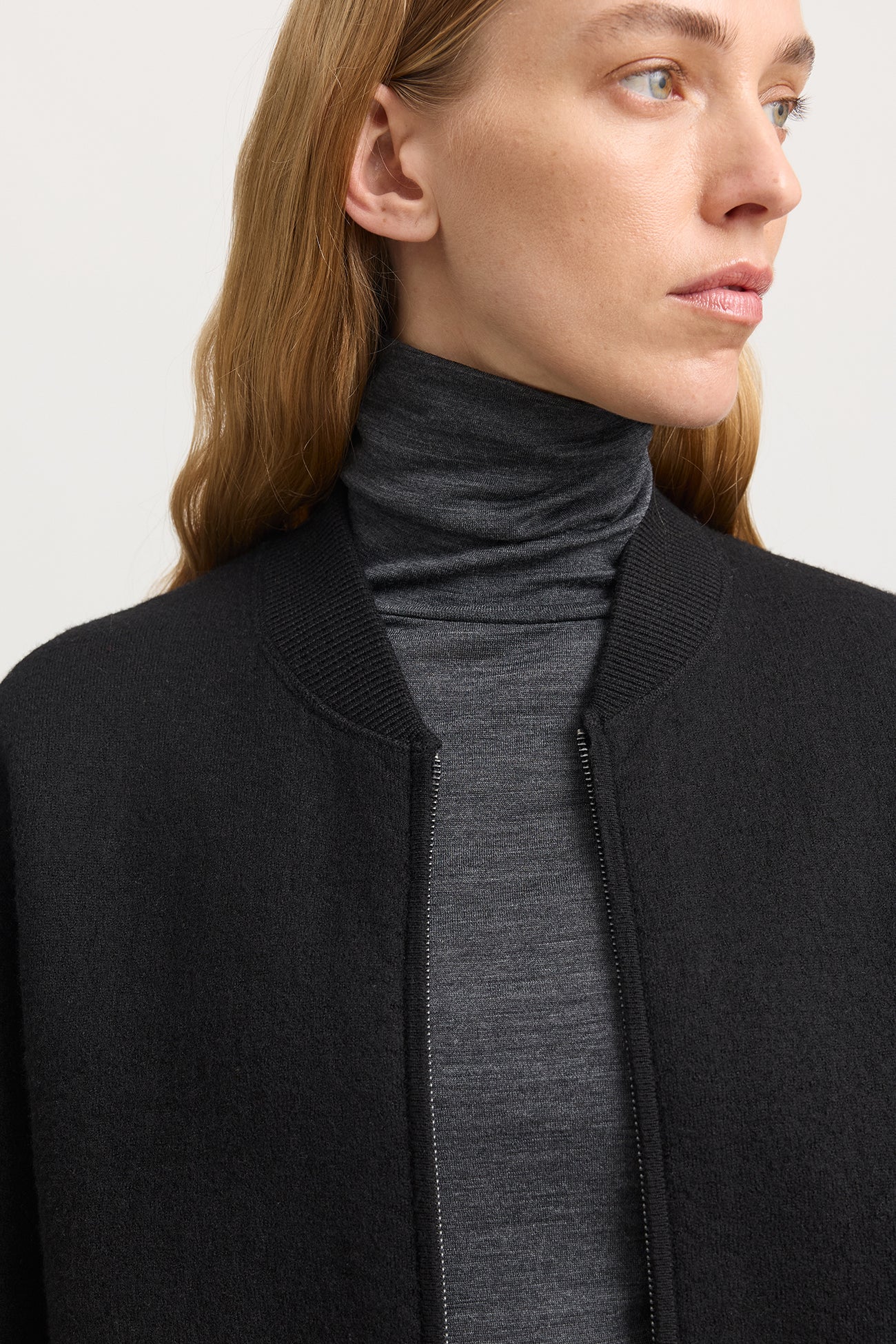 Wool Bomber Jacket | Black -  - Beechworth Emporium