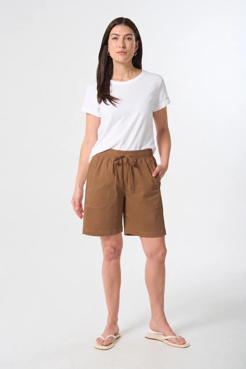 Weekend Cotton Stretch Short | Brass