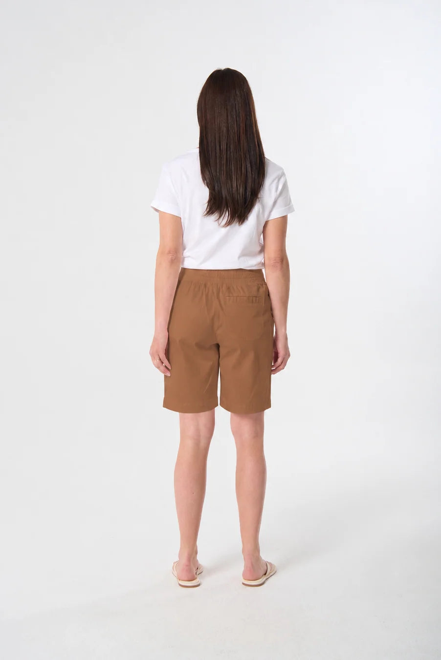Weekend Cotton Stretch Short | Brass