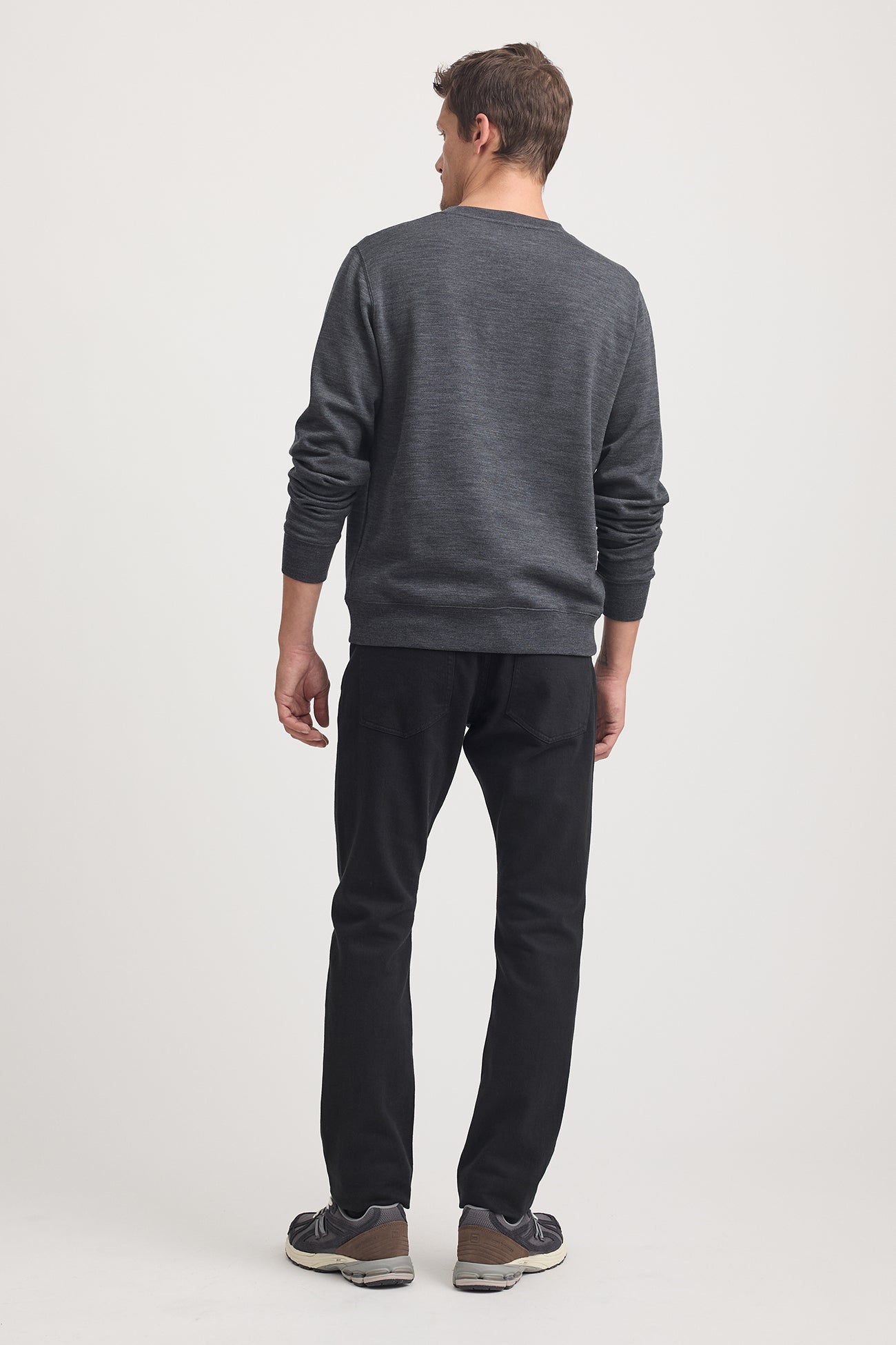 Lounge Crew Sweater | Charcoal -  - Beechworth Emporium