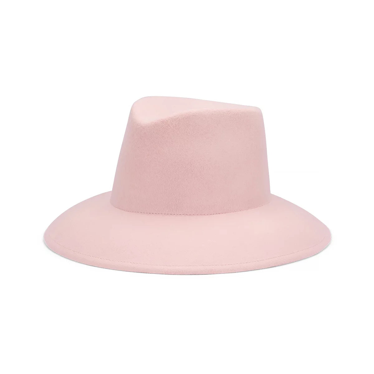 Payton Australian Wool Felt Fedora Untrimmed | Pink -  - Beechworth Emporium
