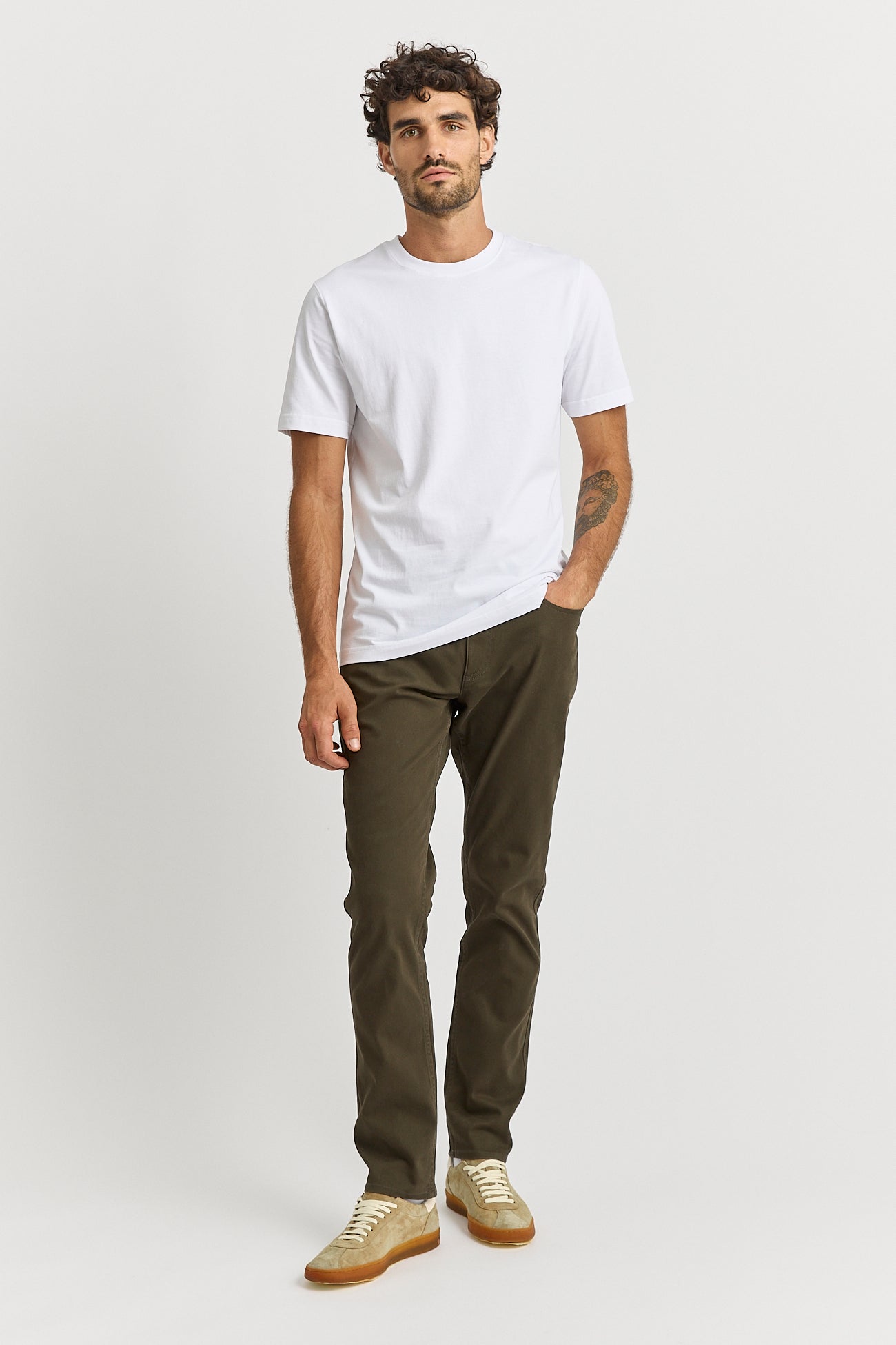 Crew Neck T-Shirt | White