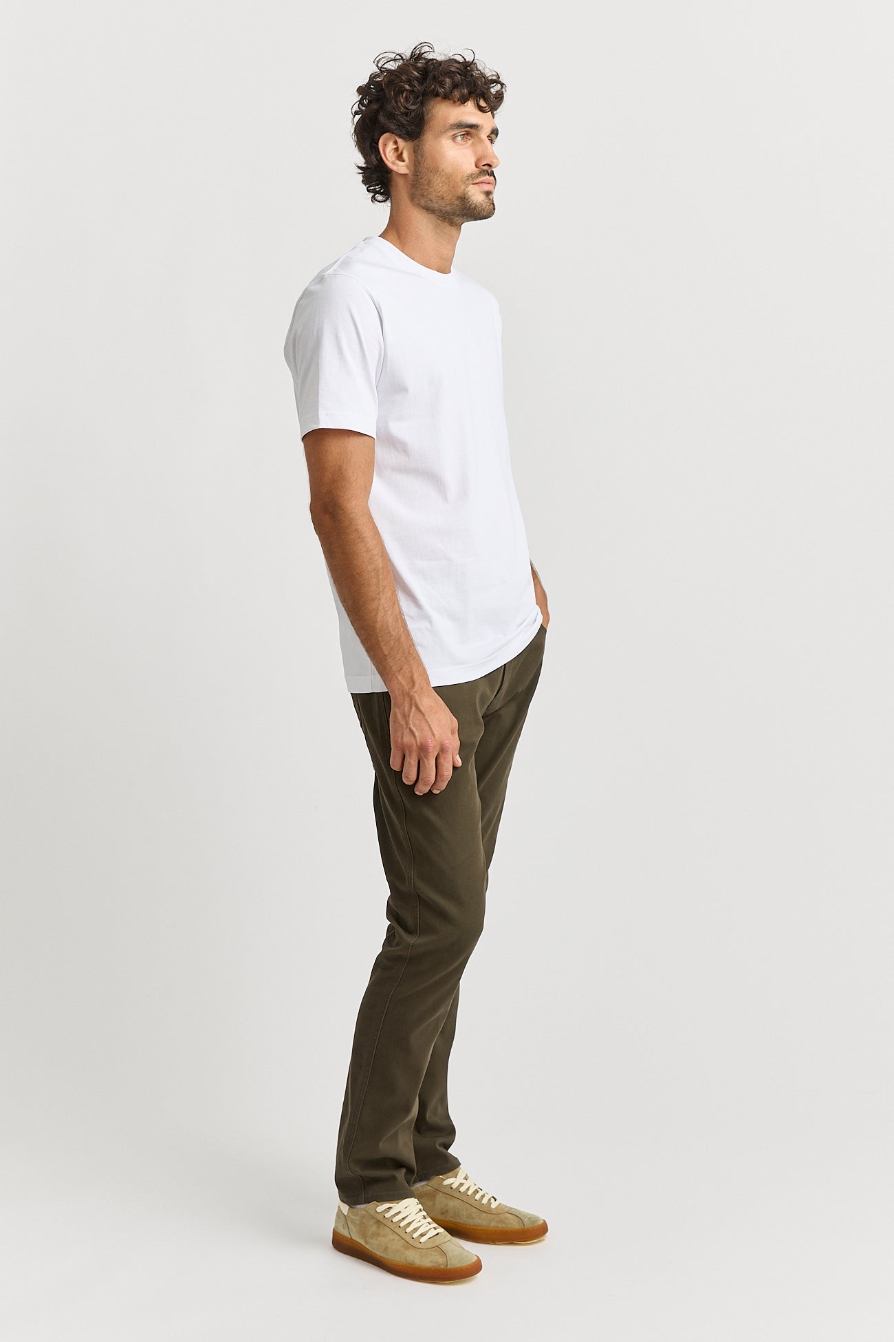 Crew Neck T-Shirt | White