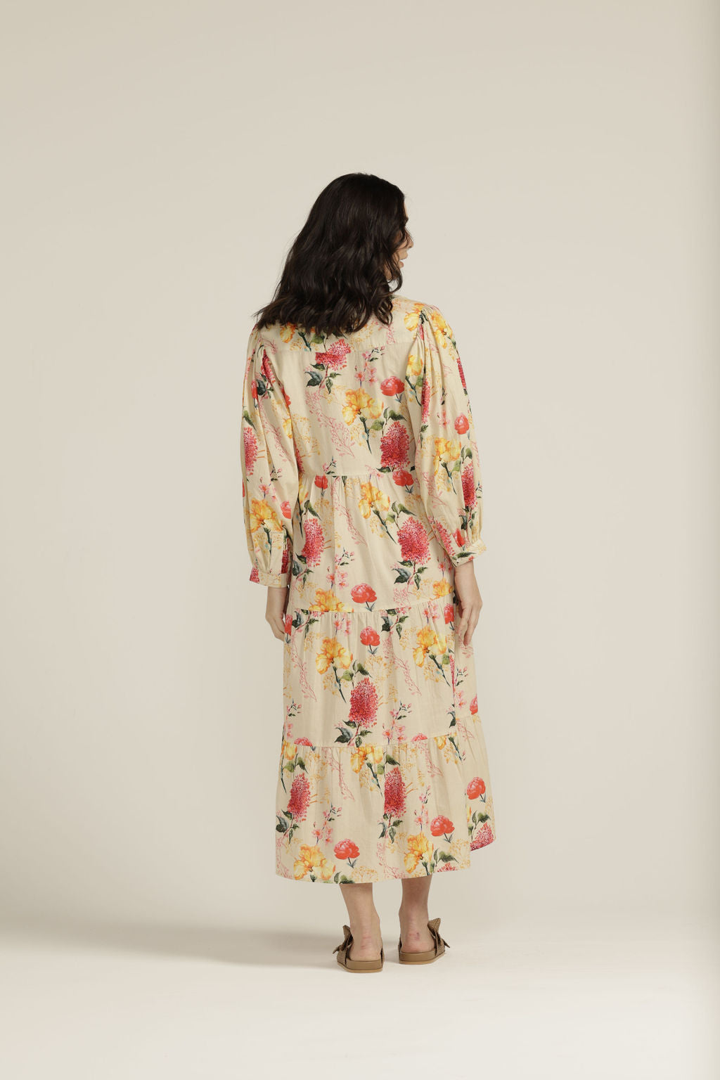 Cotton Soft Floral Dress - Goondiwindi - Beechworth Emporium