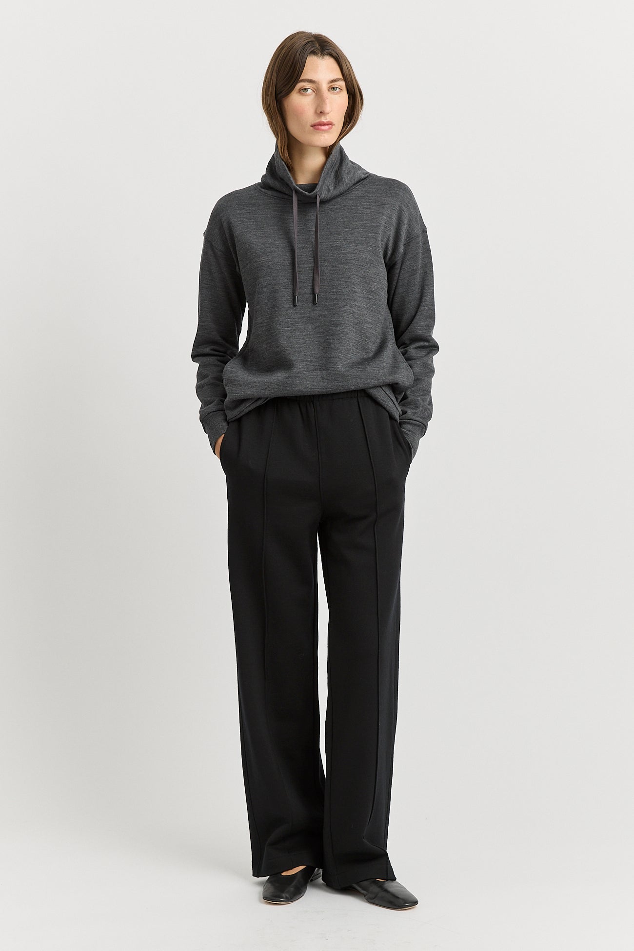 Lounge Funnel Neck | Charcoal -  - Beechworth Emporium