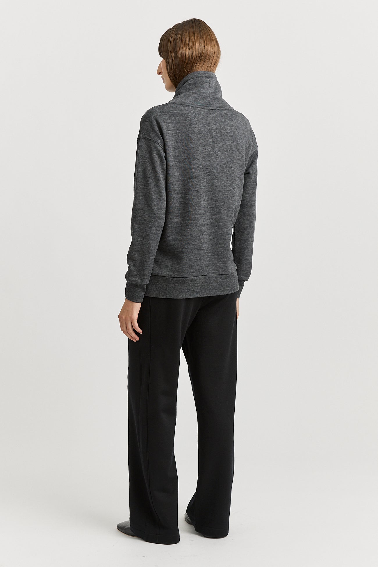 Lounge Funnel Neck | Charcoal -  - Beechworth Emporium