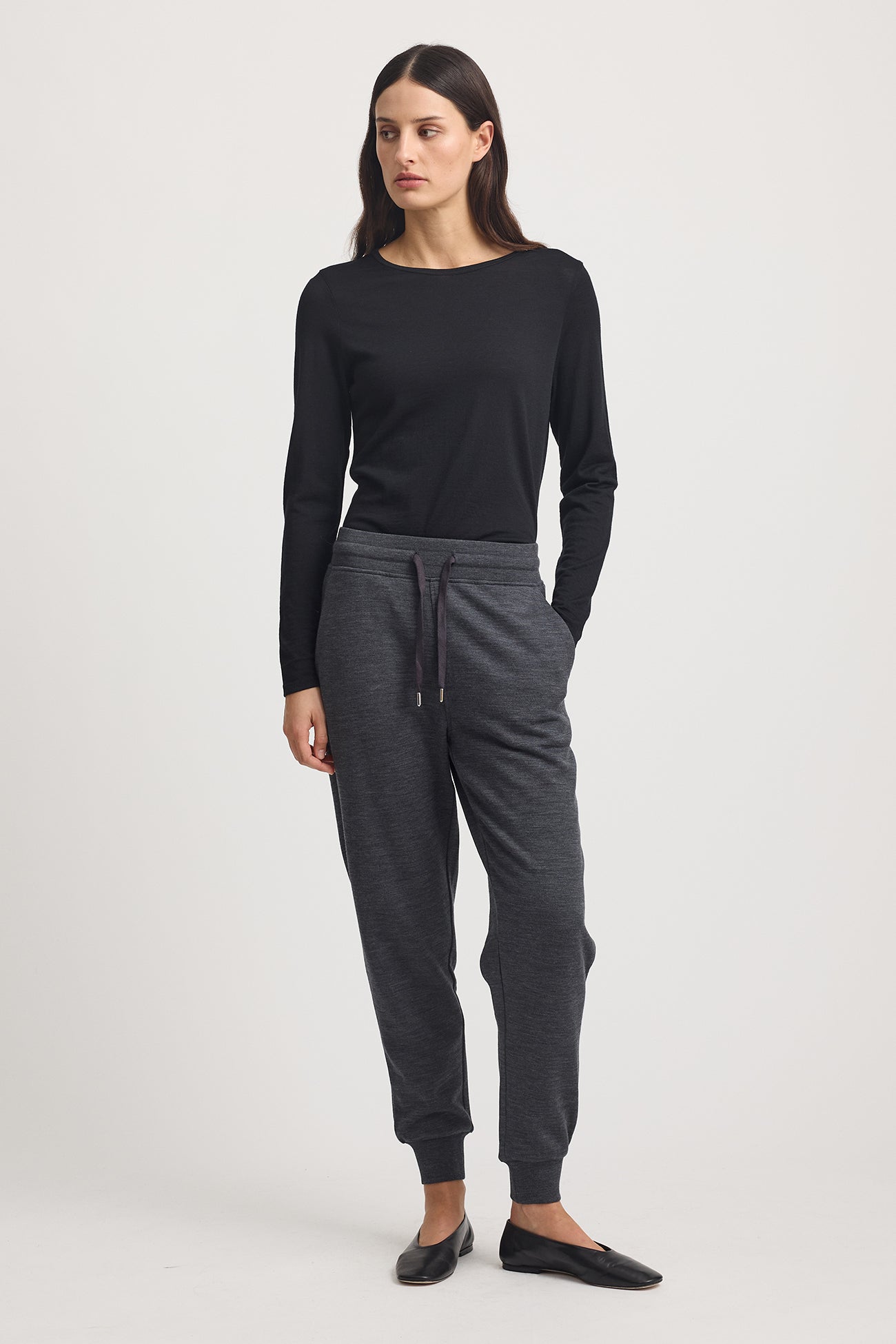 Lounge Drawstring Pant | Charcoal -  - Beechworth Emporium