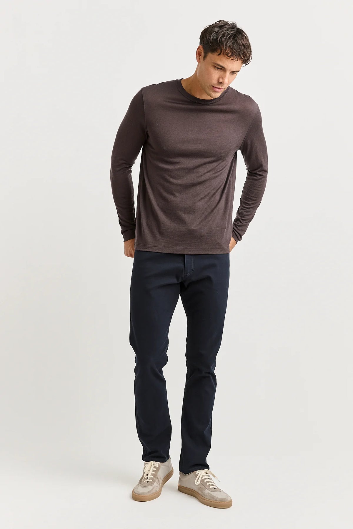 Merino Long Sleeve T-Shirt | Date