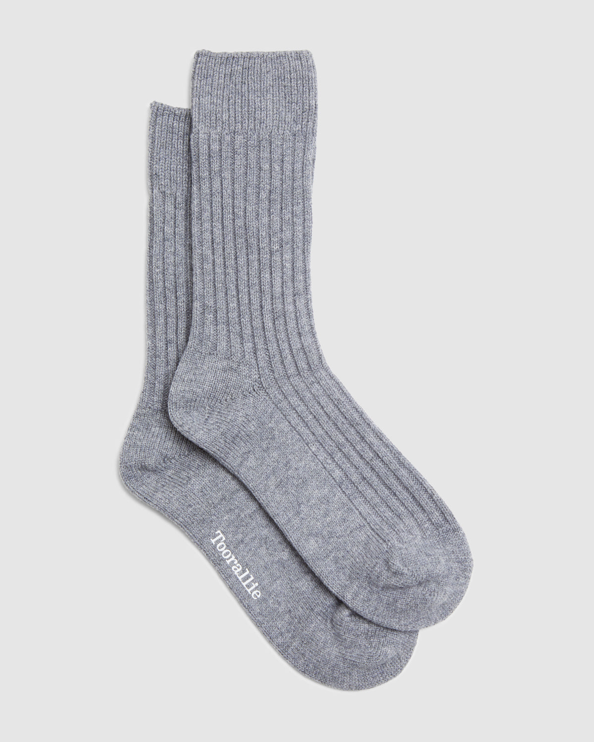Ribbed Merino Sock | Grey - Toorallie - Beechworth Emporium
