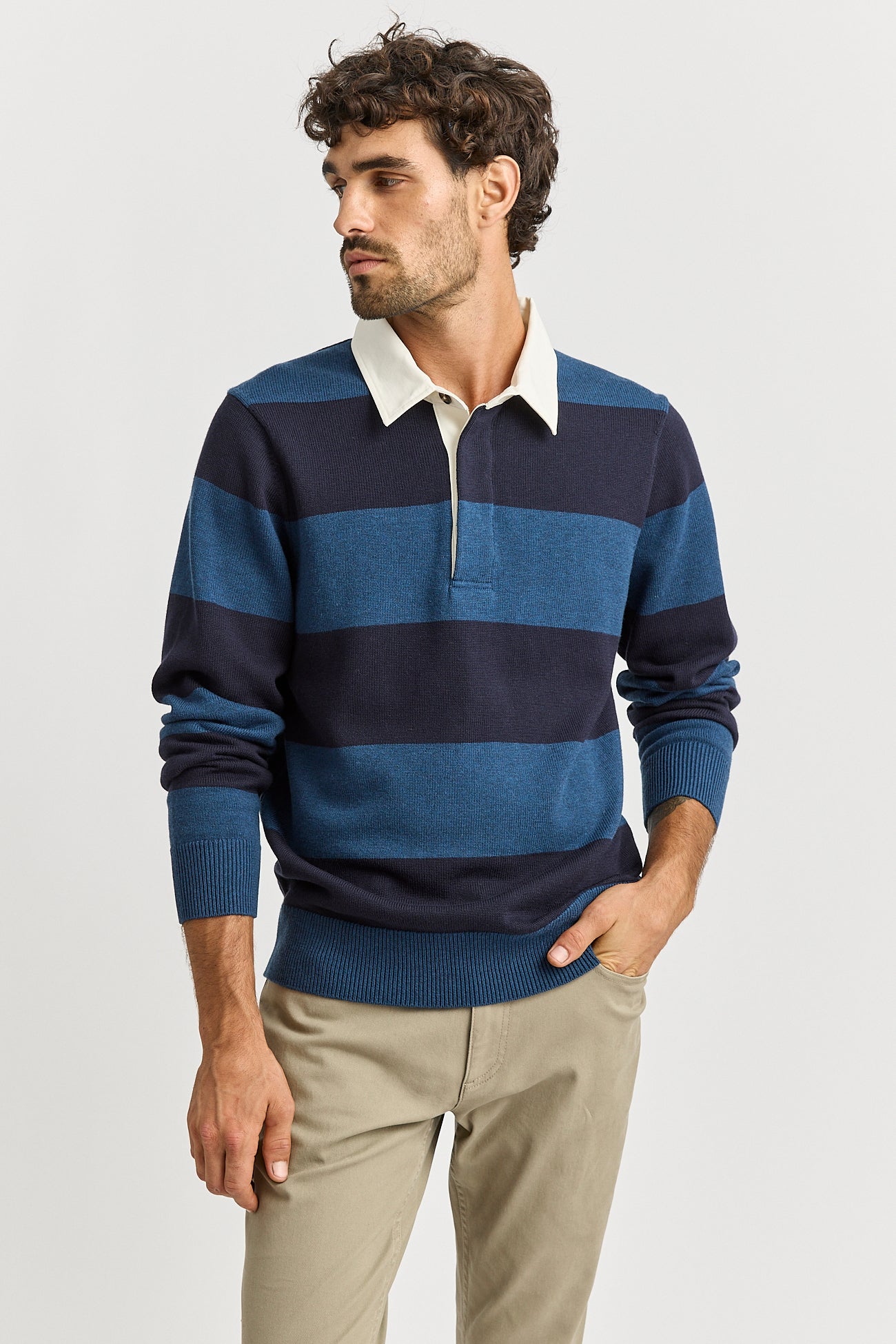 Summer Rugby Sweater | Airforce