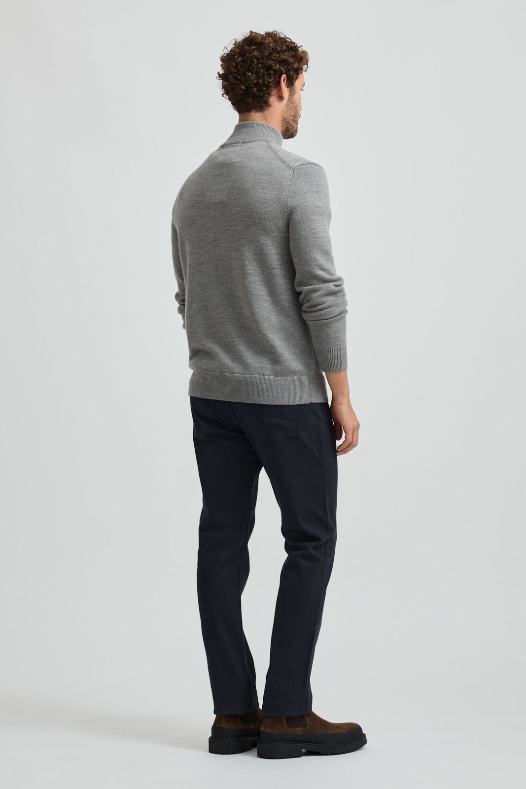 Trademark Half Zip | Mid Grey - Toorallie - Beechworth Emporium