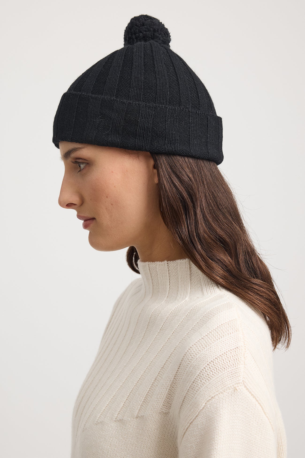 Pom Pom Beanie | Black -  - Beechworth Emporium