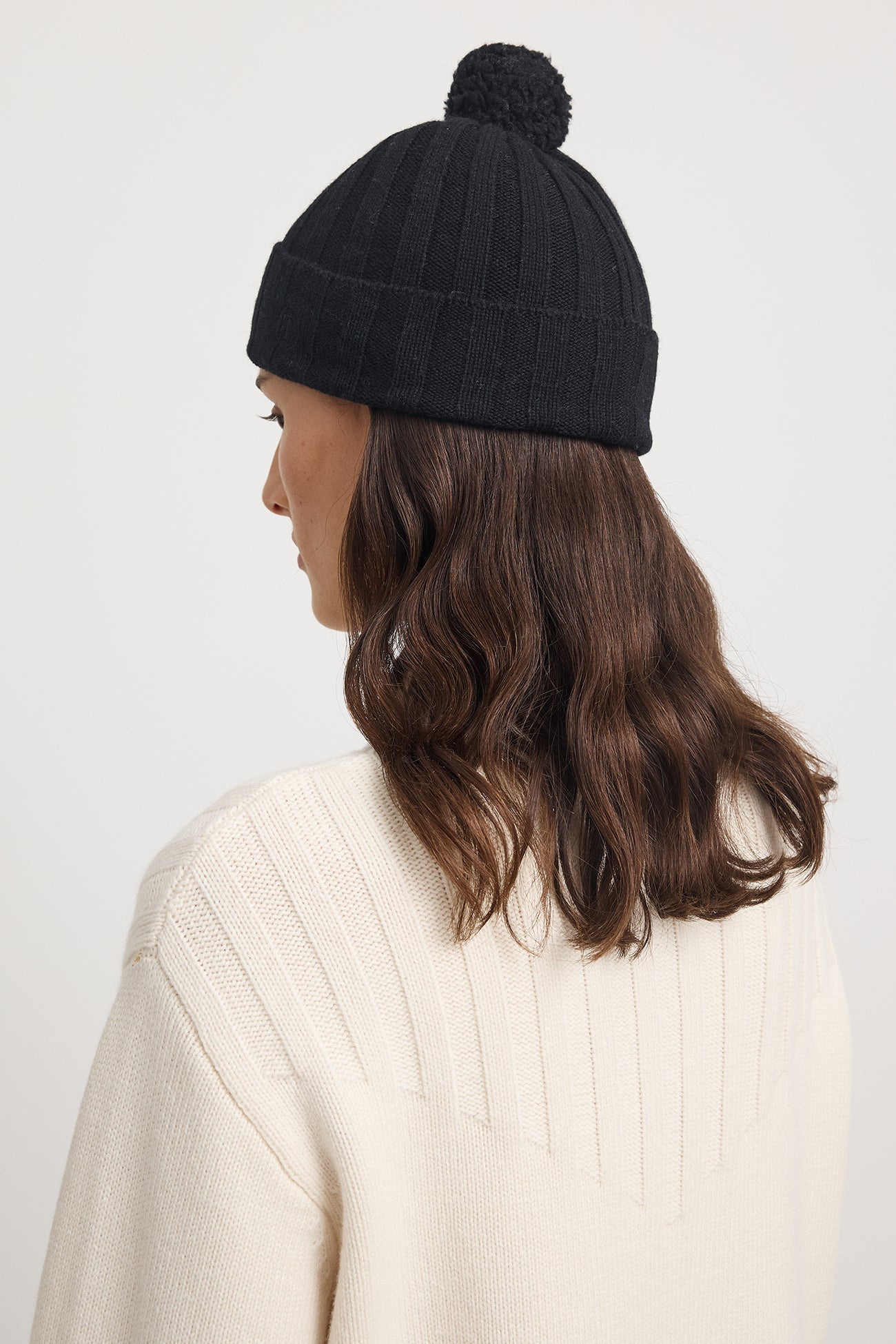 Pom Pom Beanie | Black -  - Beechworth Emporium
