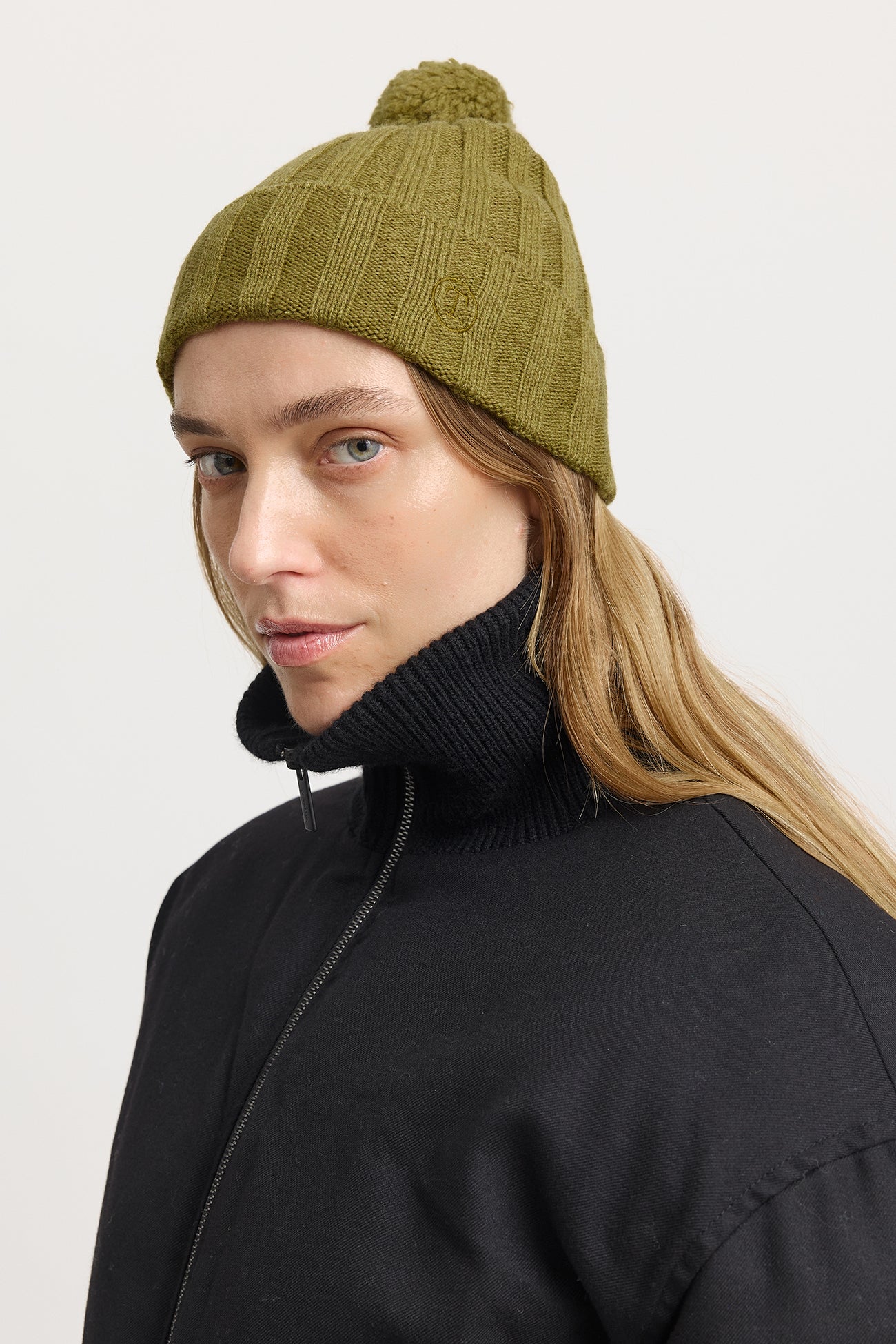 Pom Pom Beanie | Cardamon -  - Beechworth Emporium