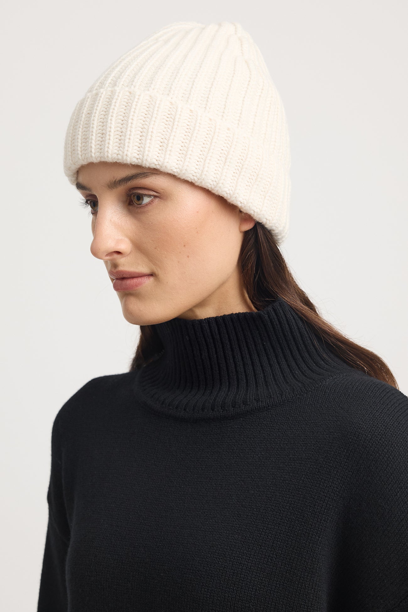 Chunky Wool Beanie | Ivory -  - Beechworth Emporium
