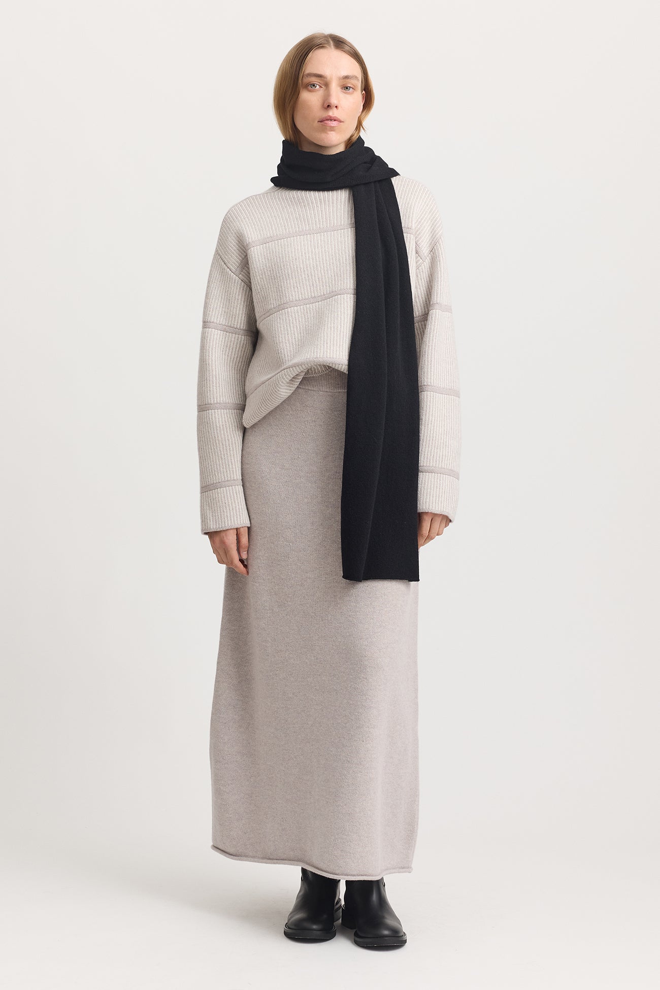 Fine Wool Scarf | Black -  - Beechworth Emporium