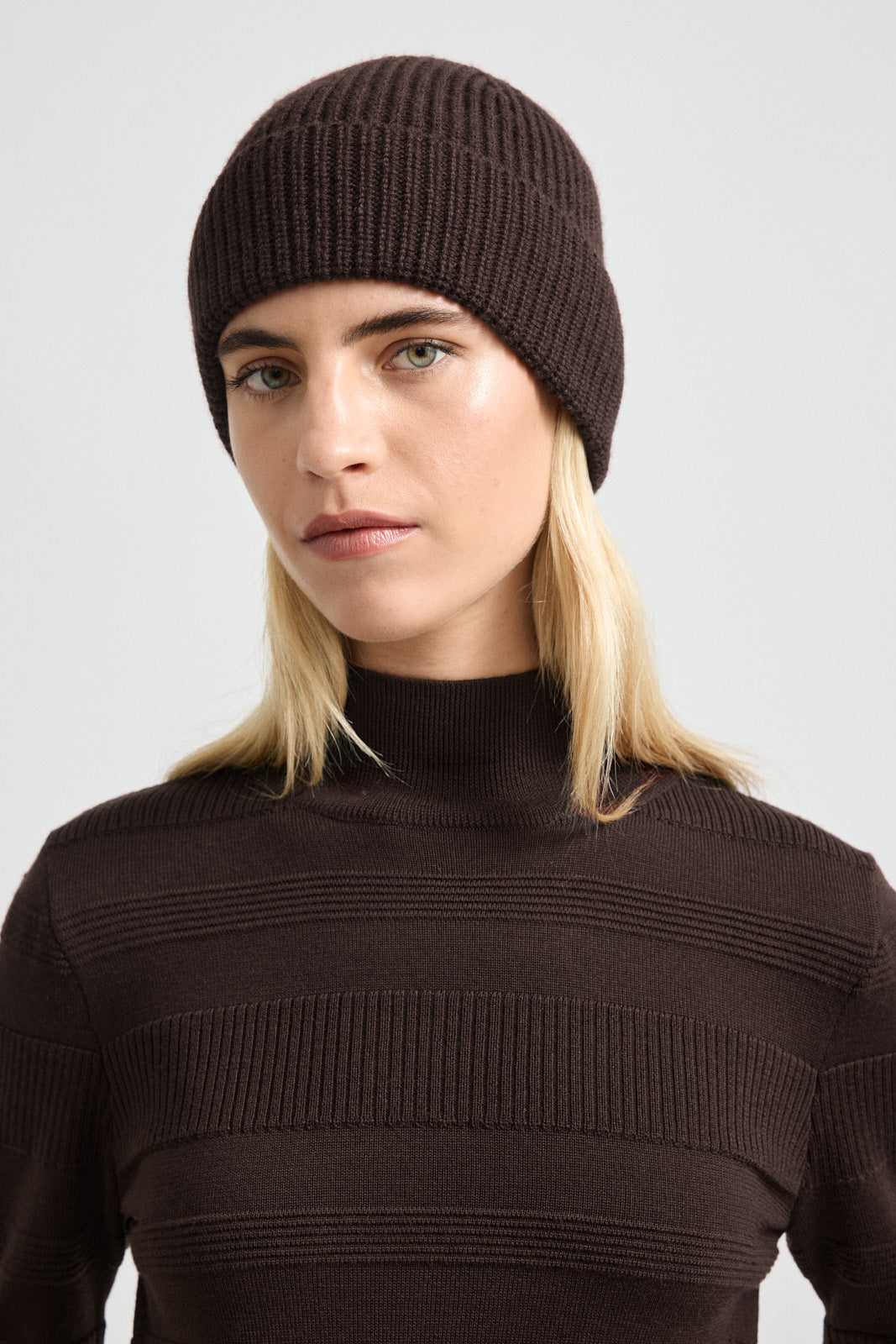 Rib Knit Beanie | Cacao - Toorallie - Beechworth Emporium