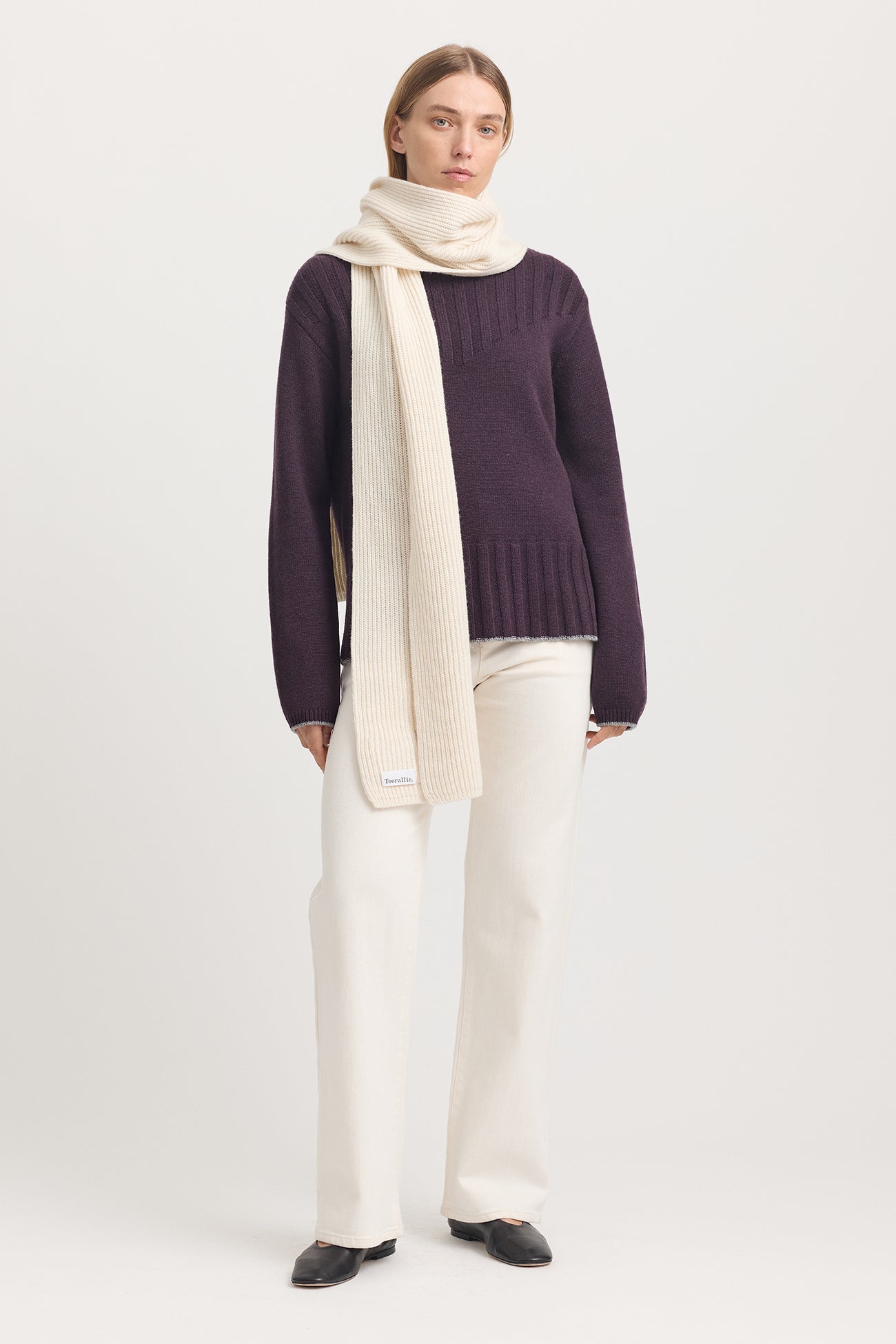 Merino Rib Scarf | Ivory -  - Beechworth Emporium