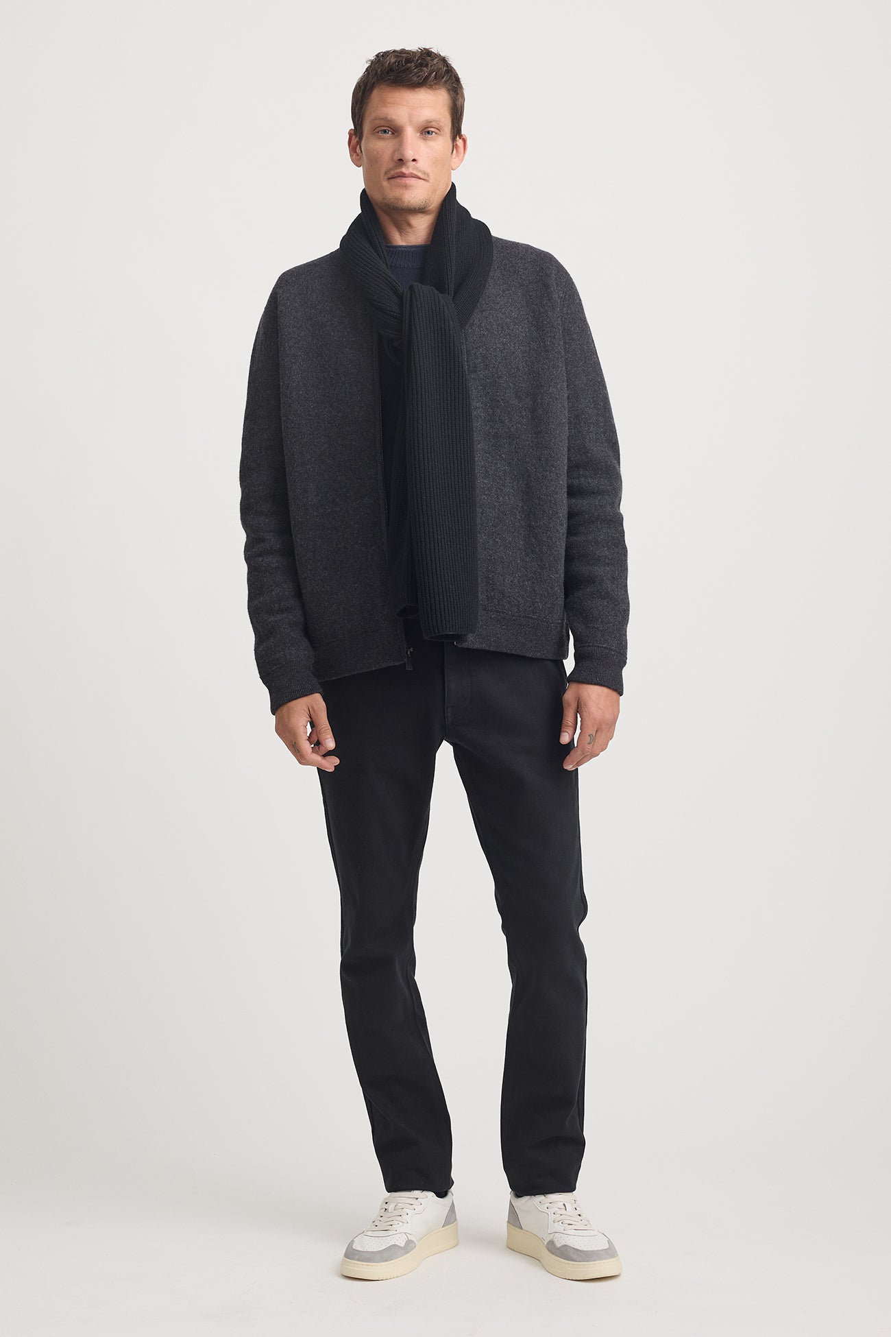 Rib Knit Scarf | Black -  - Beechworth Emporium