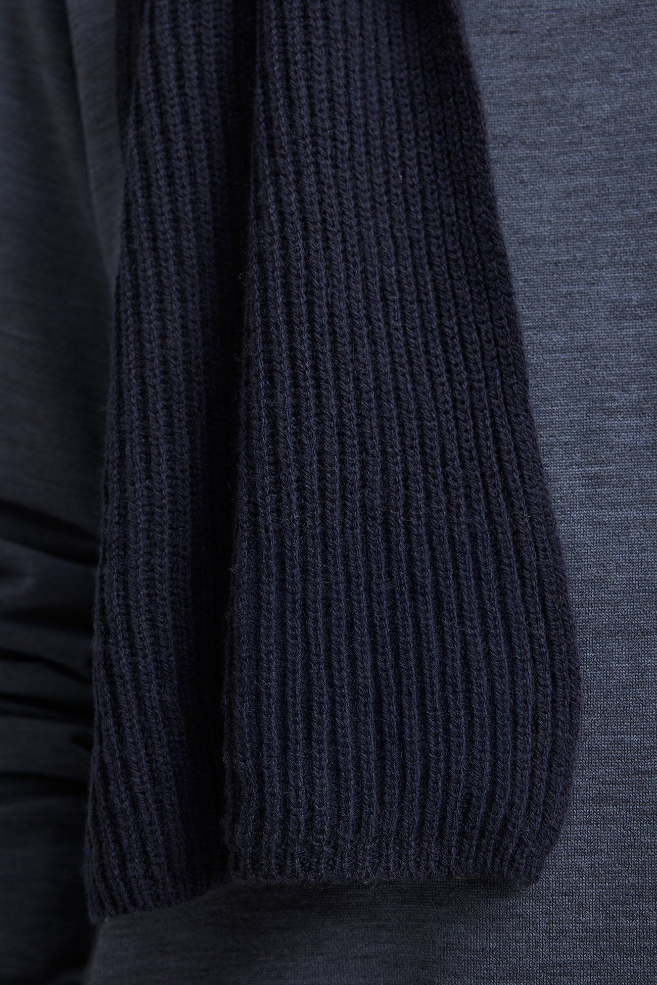 Rib Knit Scarf | French Navy -  - Beechworth Emporium