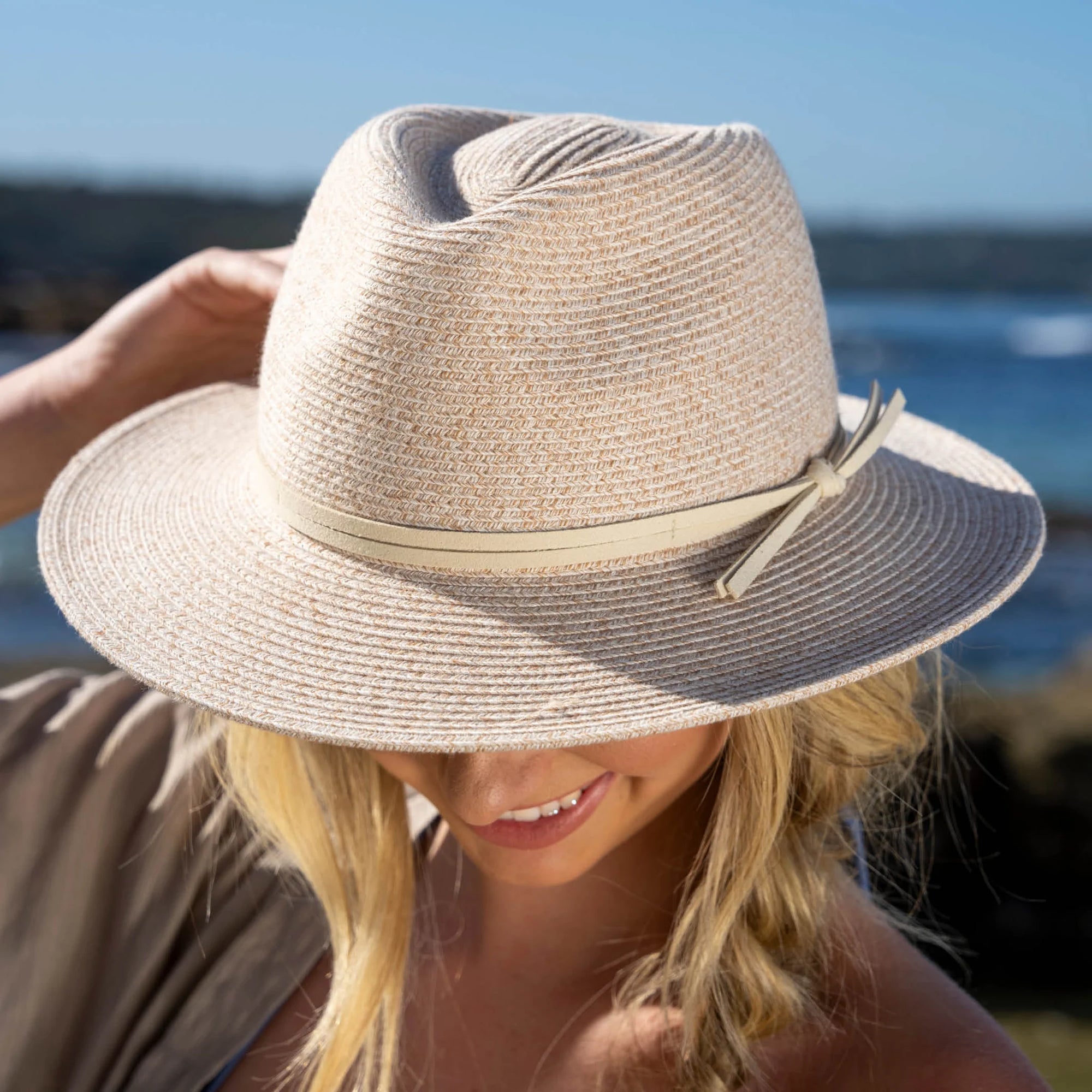 Pipers Creek Flexibraid® Fedora | Oatmeal -  - Beechworth Emporium
