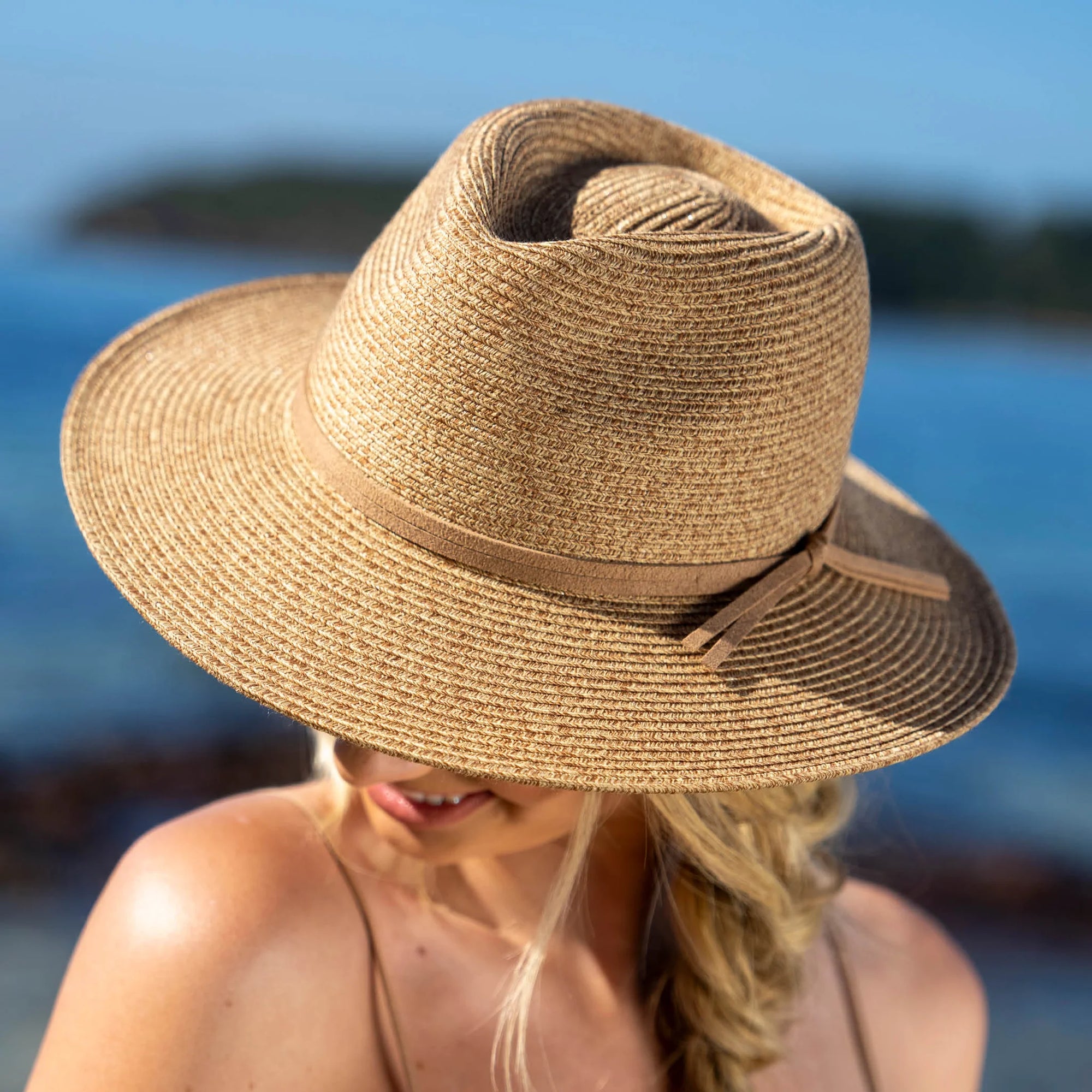 Pipers Creek Flexibraid® Fedora | Camel -  - Beechworth Emporium