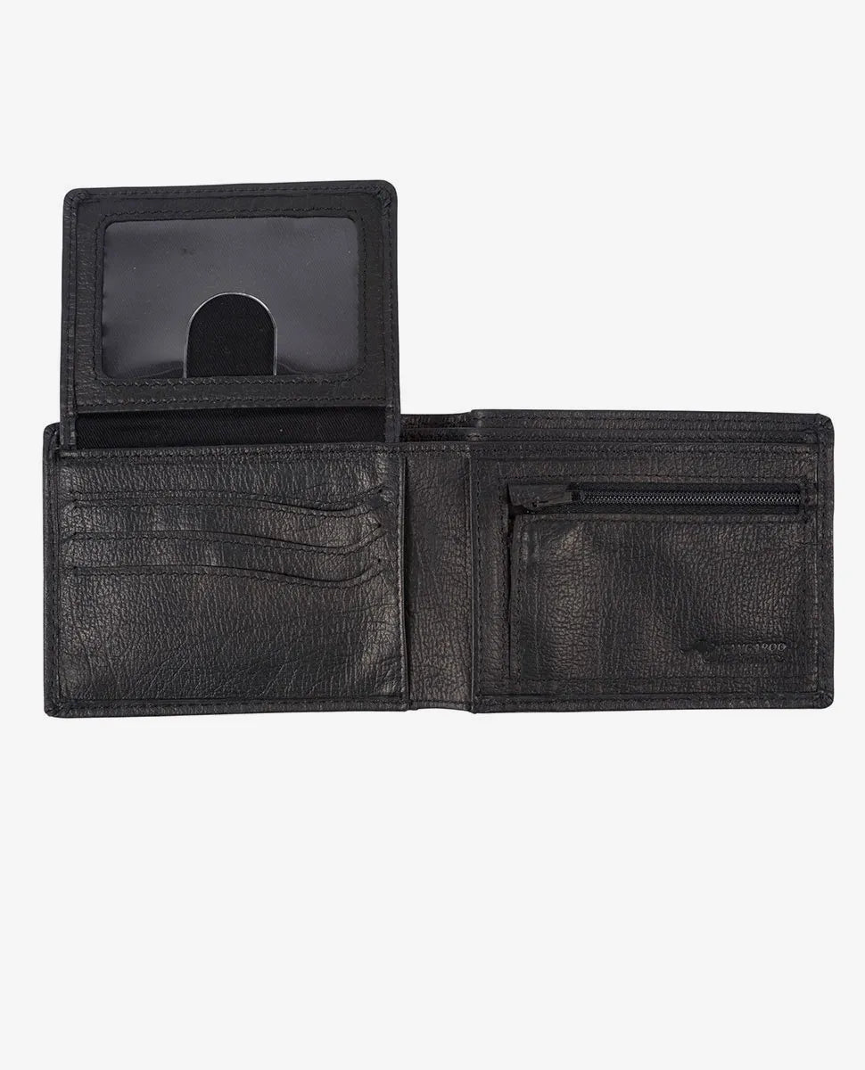 K-Roo RFID All Day Leather Wallet | Black - Rip Curl - Beechworth Emporium